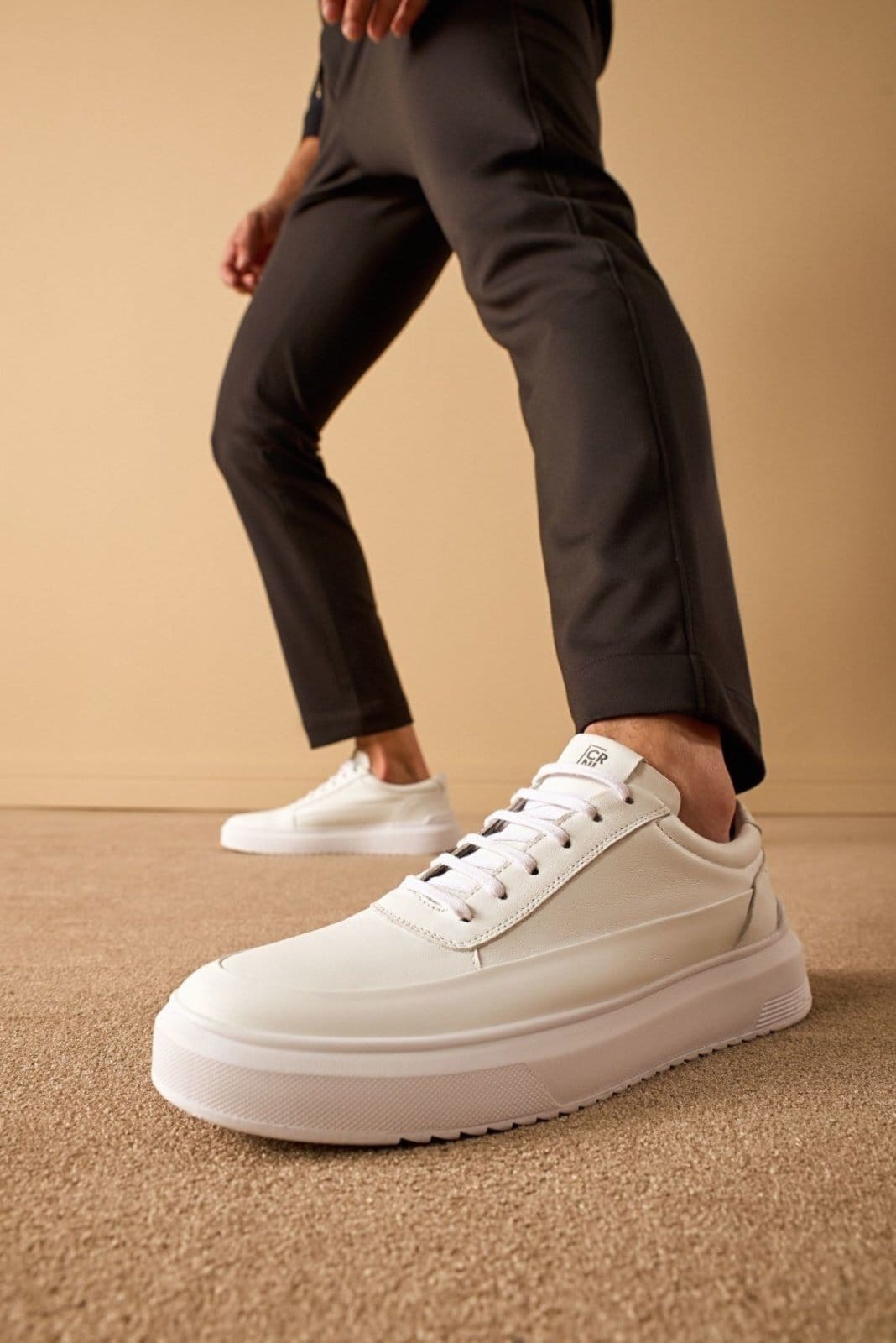 Vista 2 Tênis Masculino Sloan Casual Premium Coronello branco