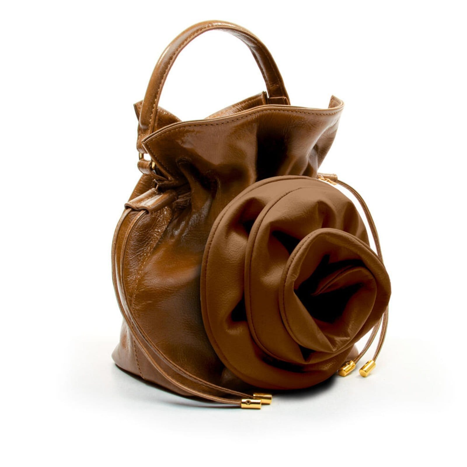 Vista 2 Bolsa Couro Marrom Cecconello C2638-3 Cecconello unico