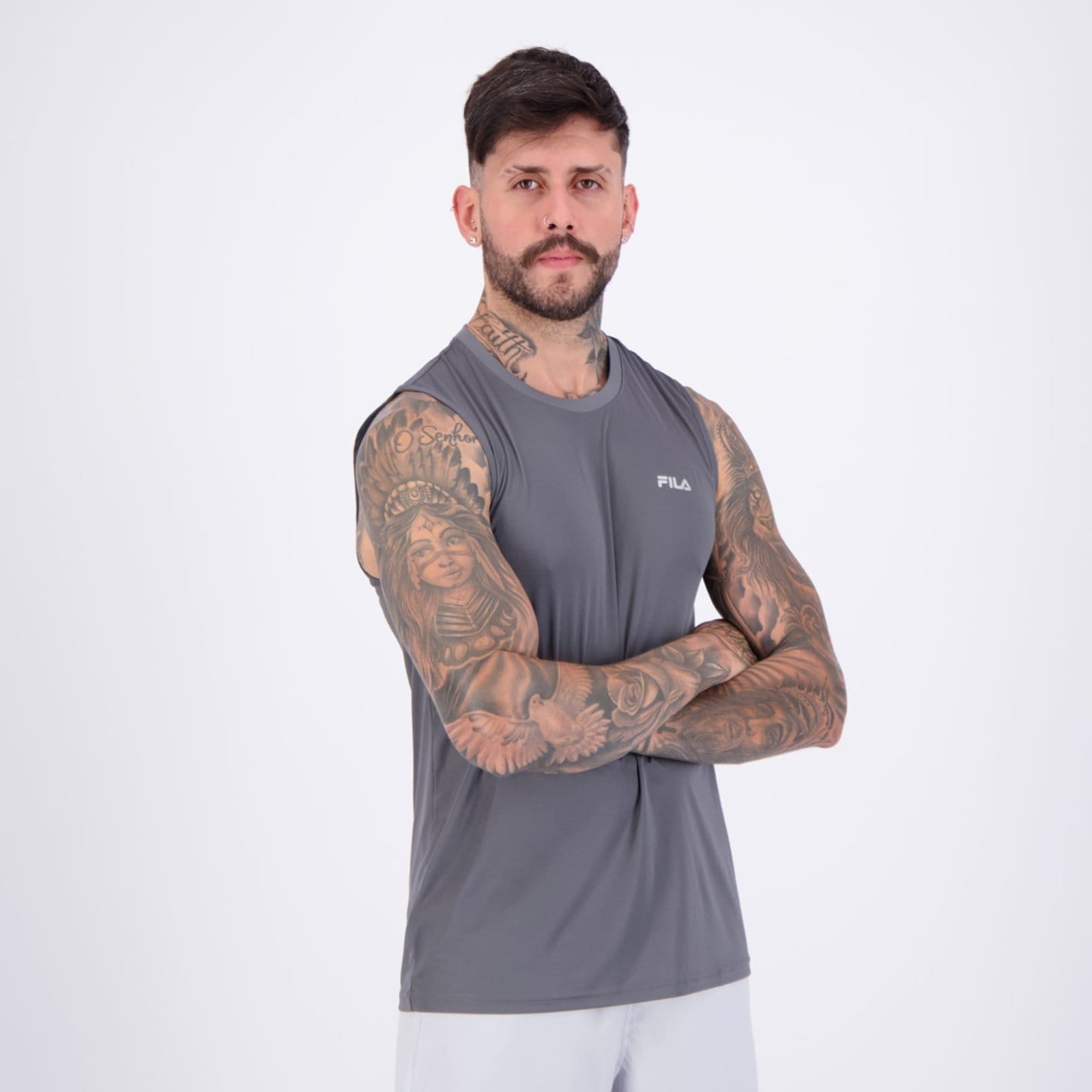 Vista 2 Regata Fila Basic Sports II Escuro Fila cinza