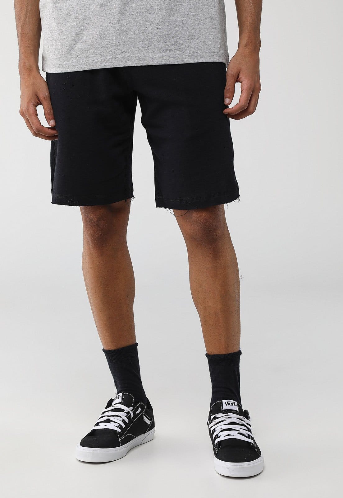 Vista principal Bermuda Masculina Volcom Mol Single Stone Preta Volcom preto