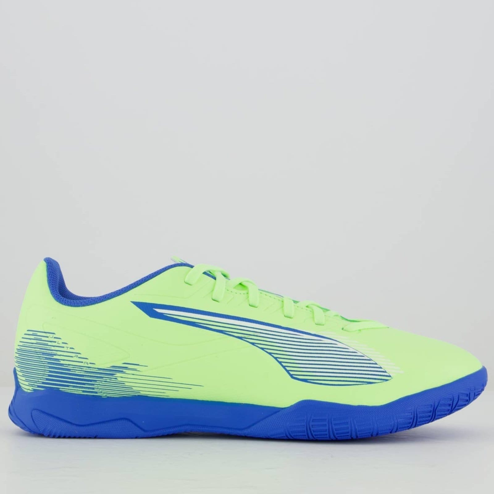 Chuteira Puma Ultra 5 Play Futsal e Azul