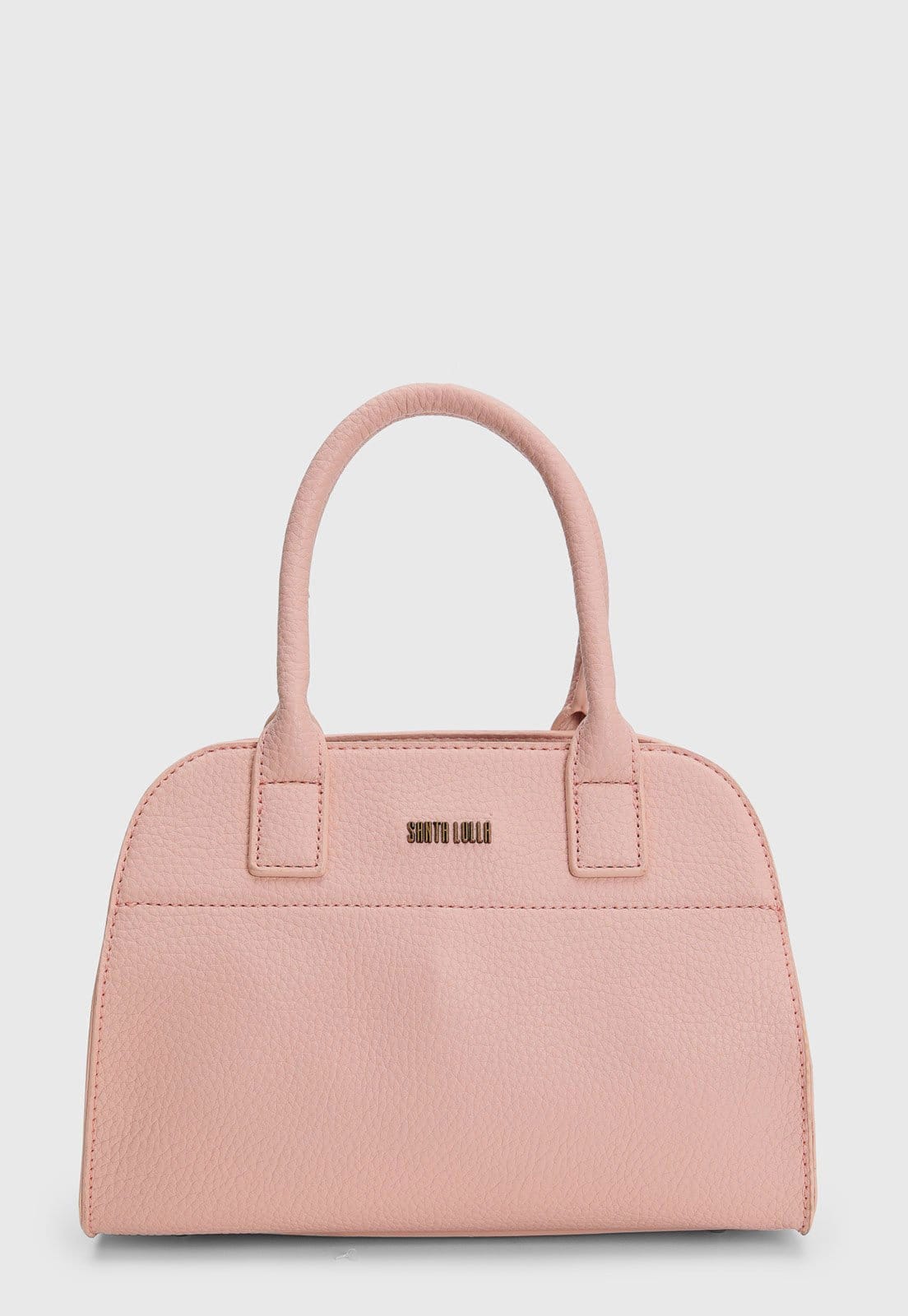 Vista 2 Bolsa Média Santa Lolla Texturizada Claro Santa Lolla rosa