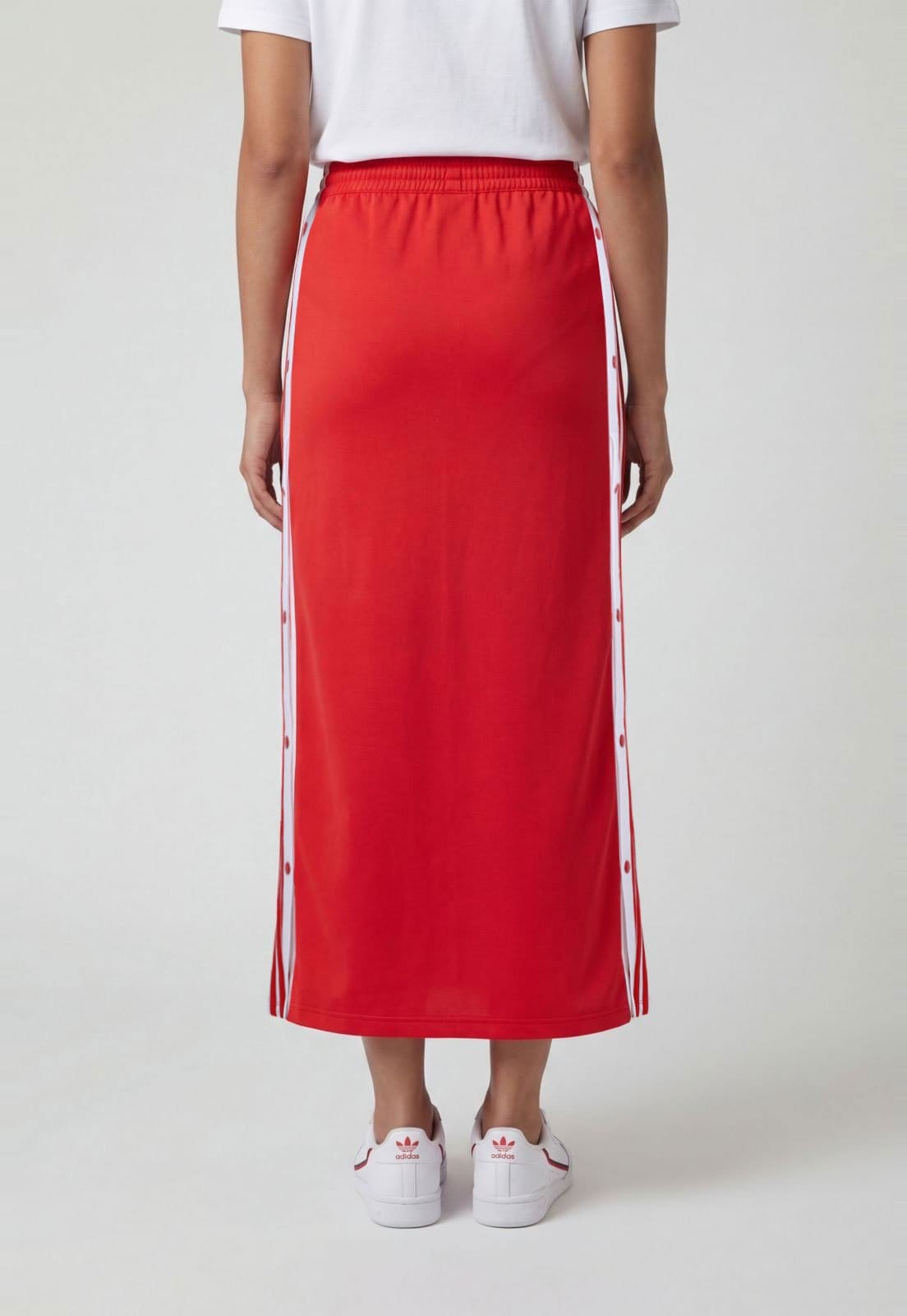 Vista 2 Saia Feminina adidas Originals Adibreak SK Vermelha adidas Originals vermelho