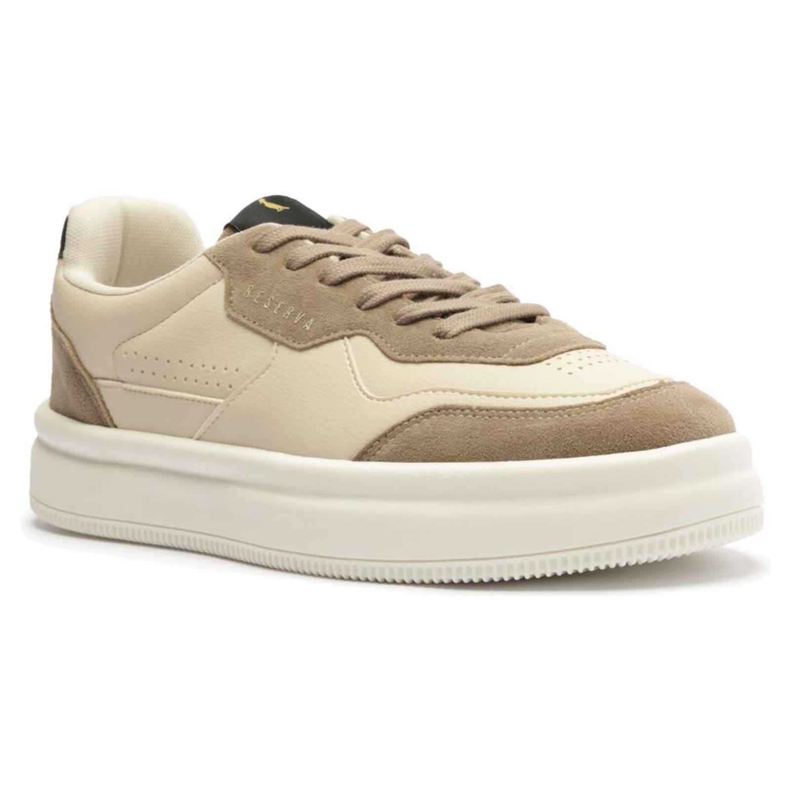 Vista 2 Tenis Masculino Reserva Troy e Marrom RESERVA GO bege