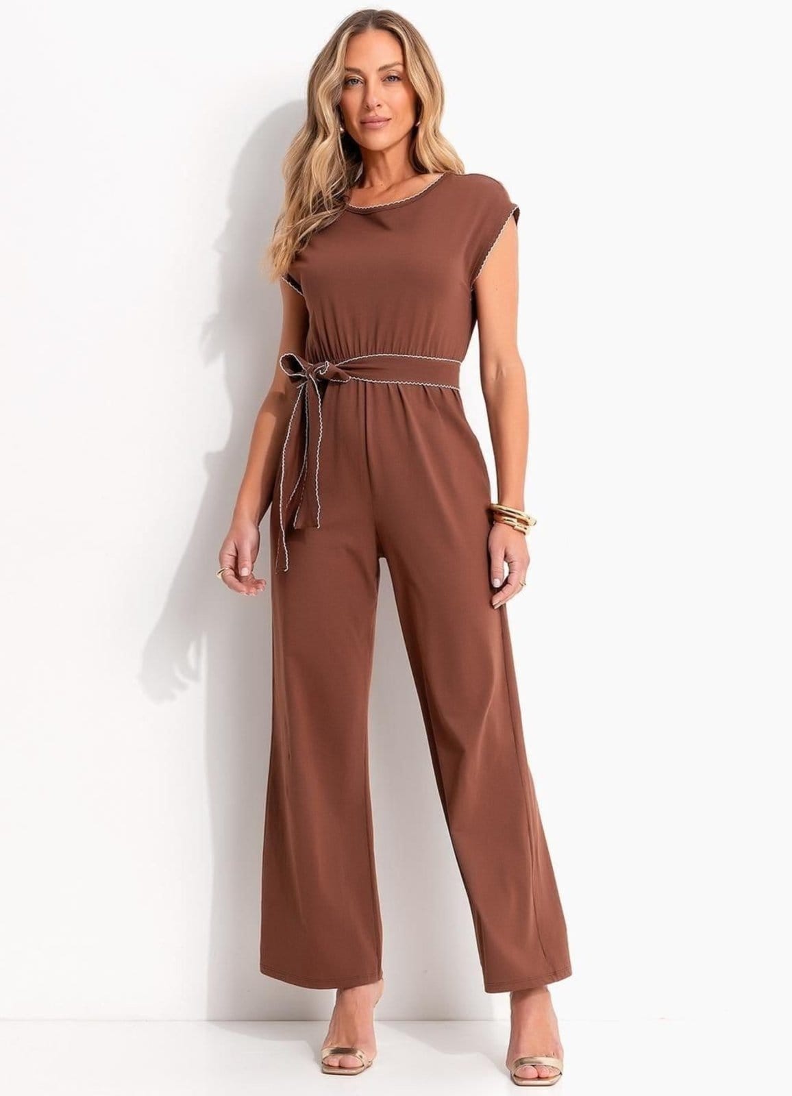 Macacão Em Malha De Algodão