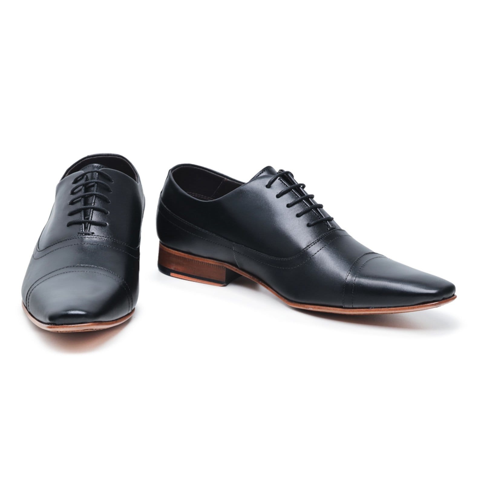 Vista 2 Sapato Social Malbork Oxford Masculino em Couro 1311P Malbork preto