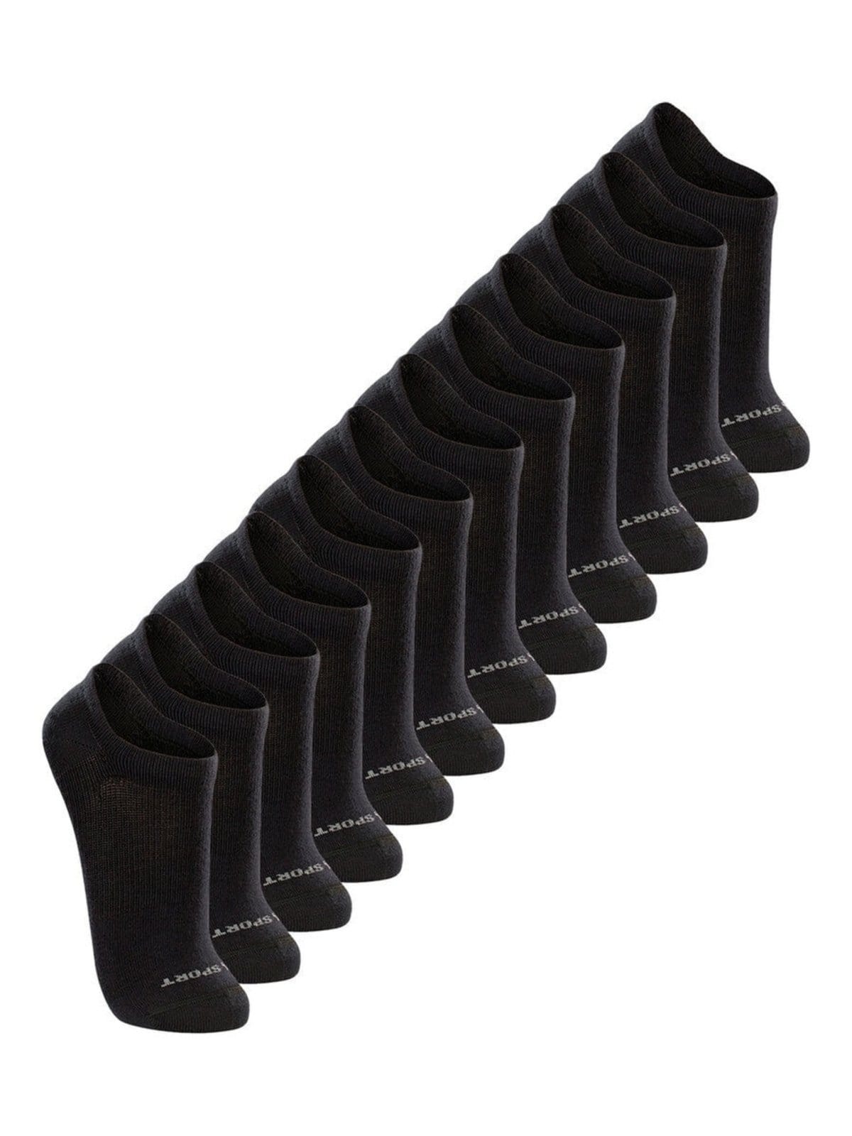 Kit 12 Pares de Meias Esportiva Invisível Lupo