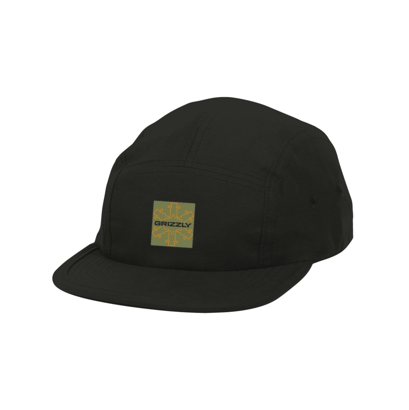 Boné Grizzly Outdoor Division Drift 5-panel Camper - BLACK