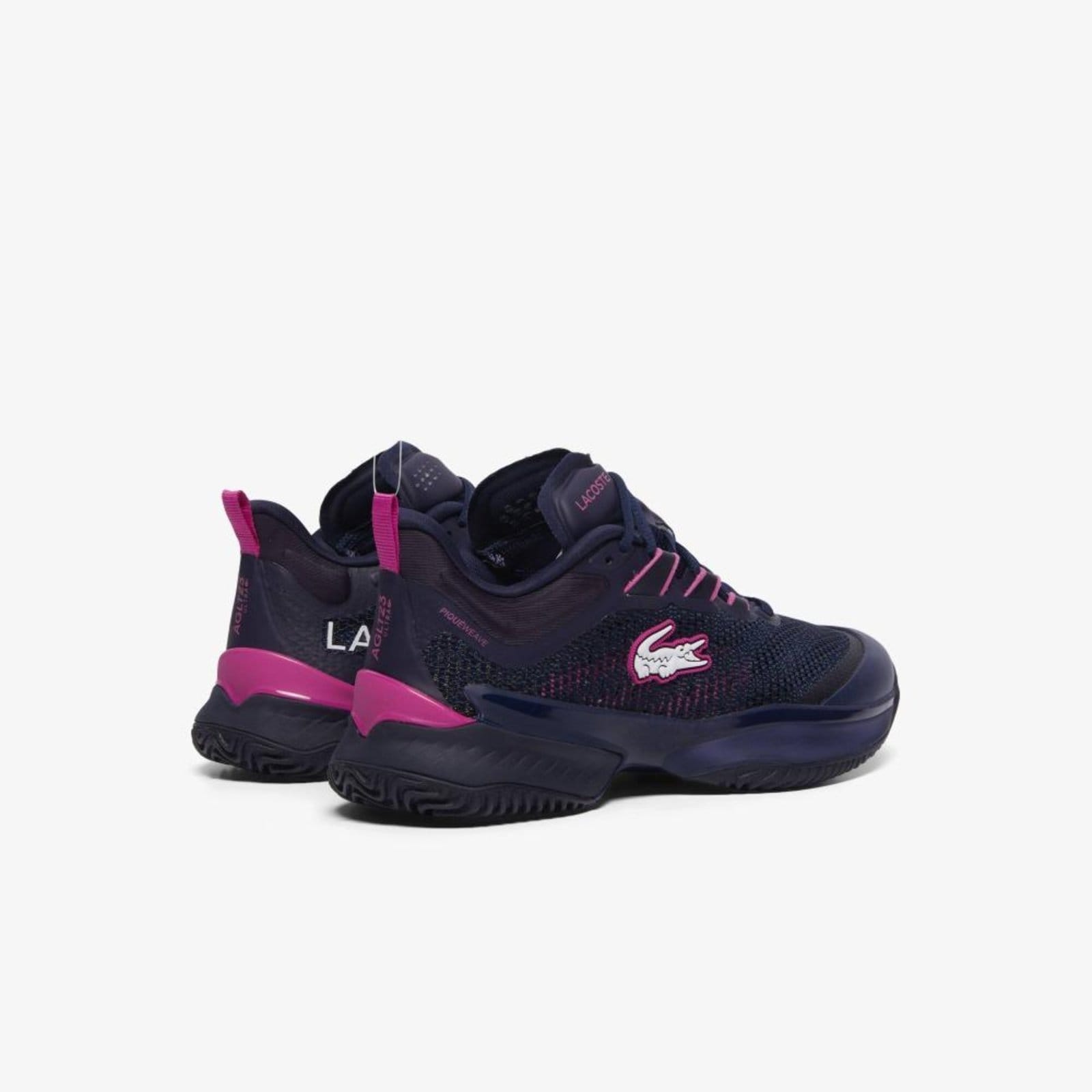 Vista 2 Tênis Lacoste Feminino AG-LT23 Ultra para quadra de saibro Lacoste roxo