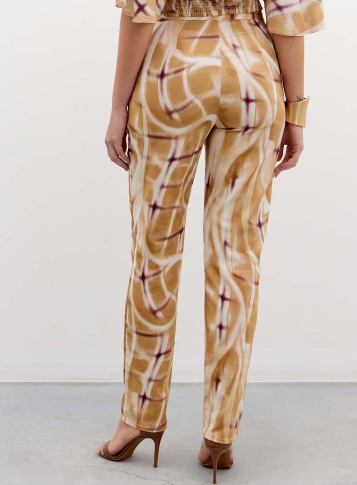 Vista 2 Calça Estampada Triton Liquid Chess Triton bege