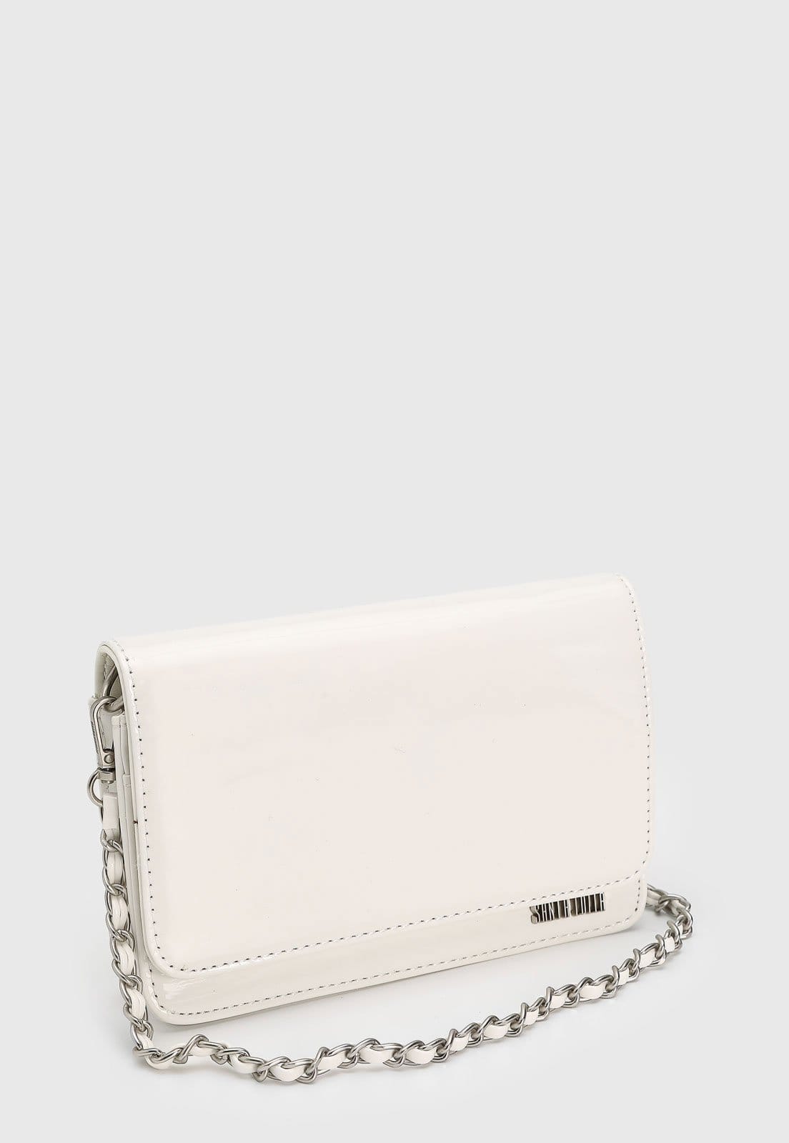 Vista 2 Bolsa Feminina Santa Lolla Alça Corrente Branca Santa Lolla branco