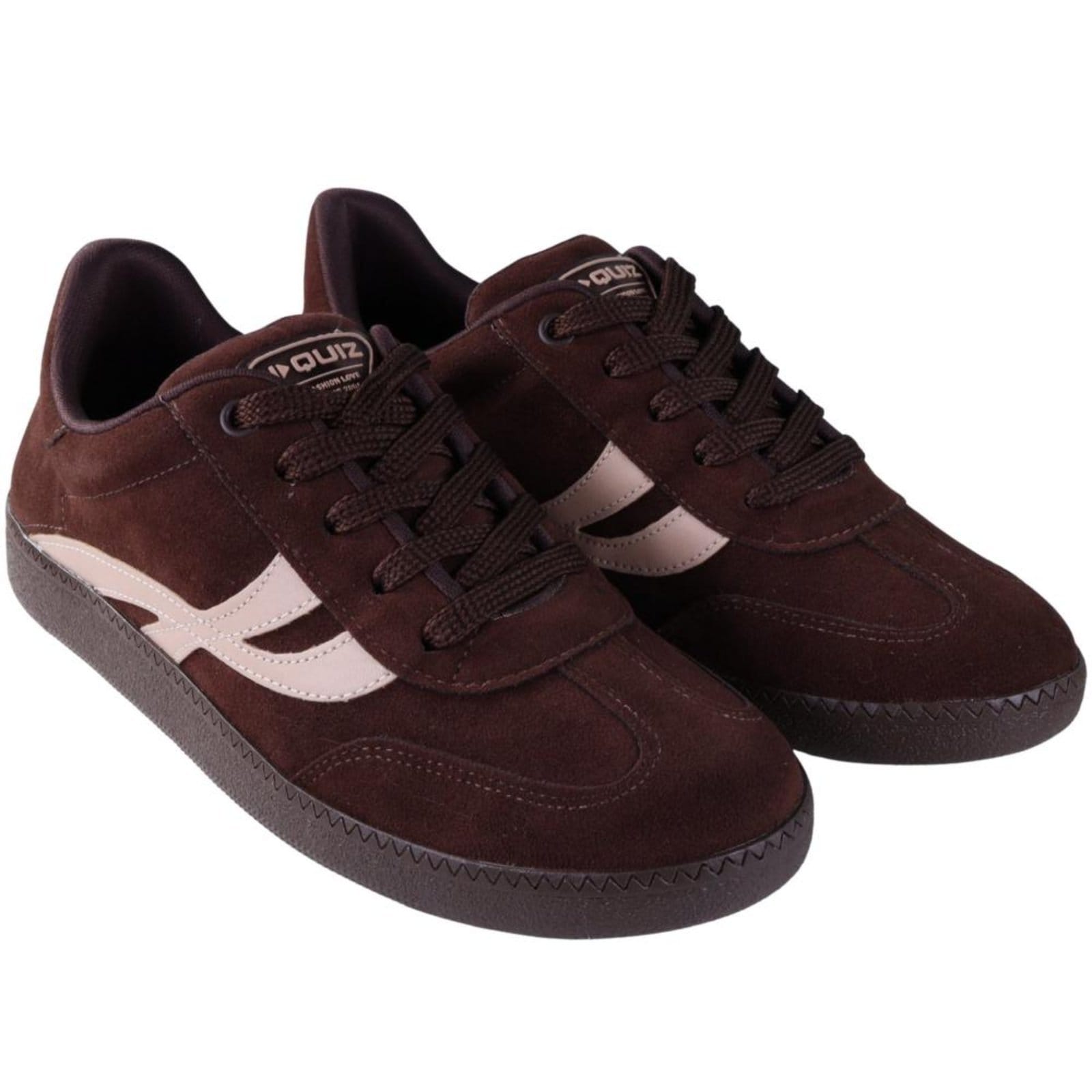 Vista 2 Tênis Feminino Quiz 69-1739 Cacau Quiz incolor
