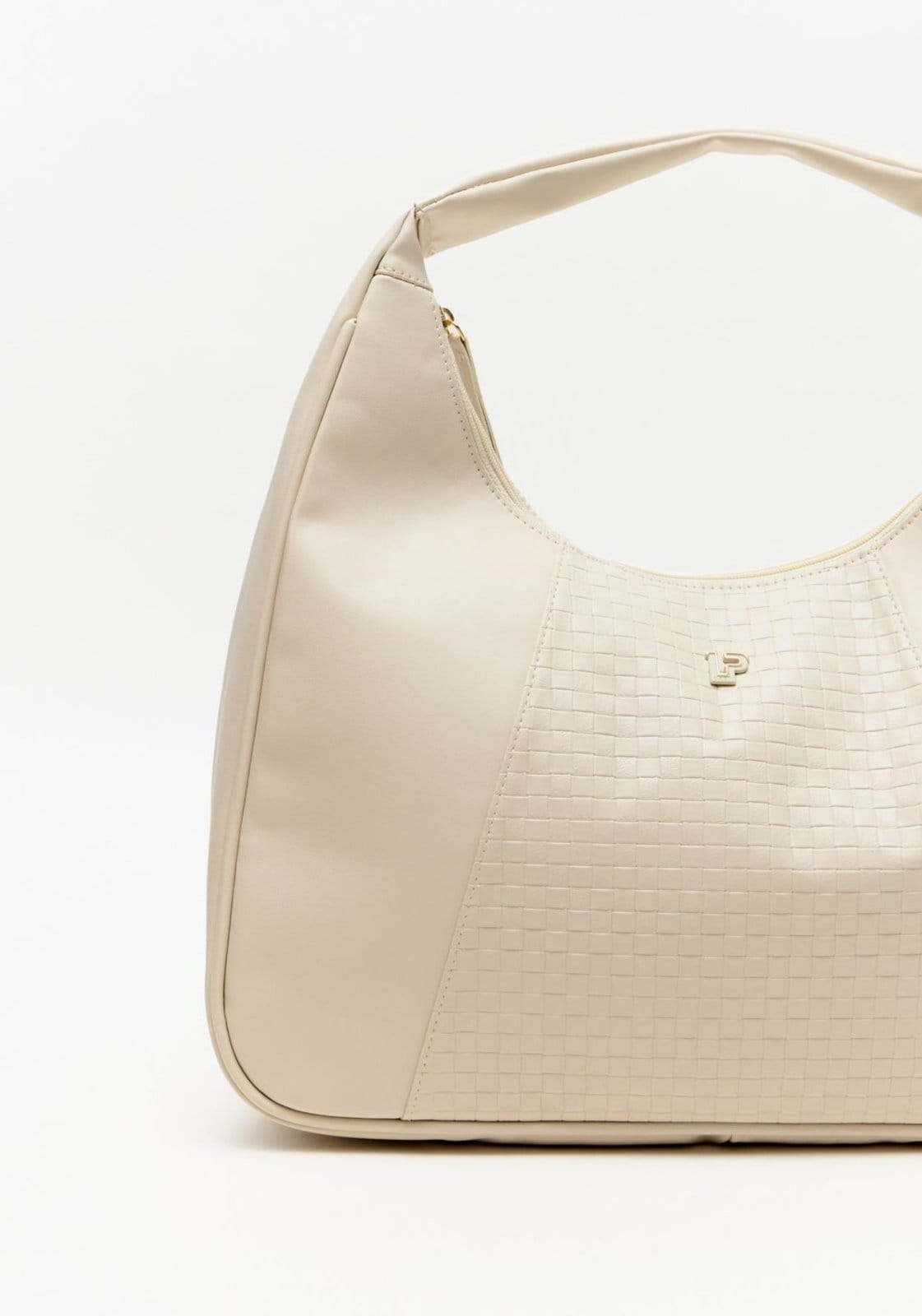 Vista 2 Bolsa Shoulder Com Tramado Sport Easy branco