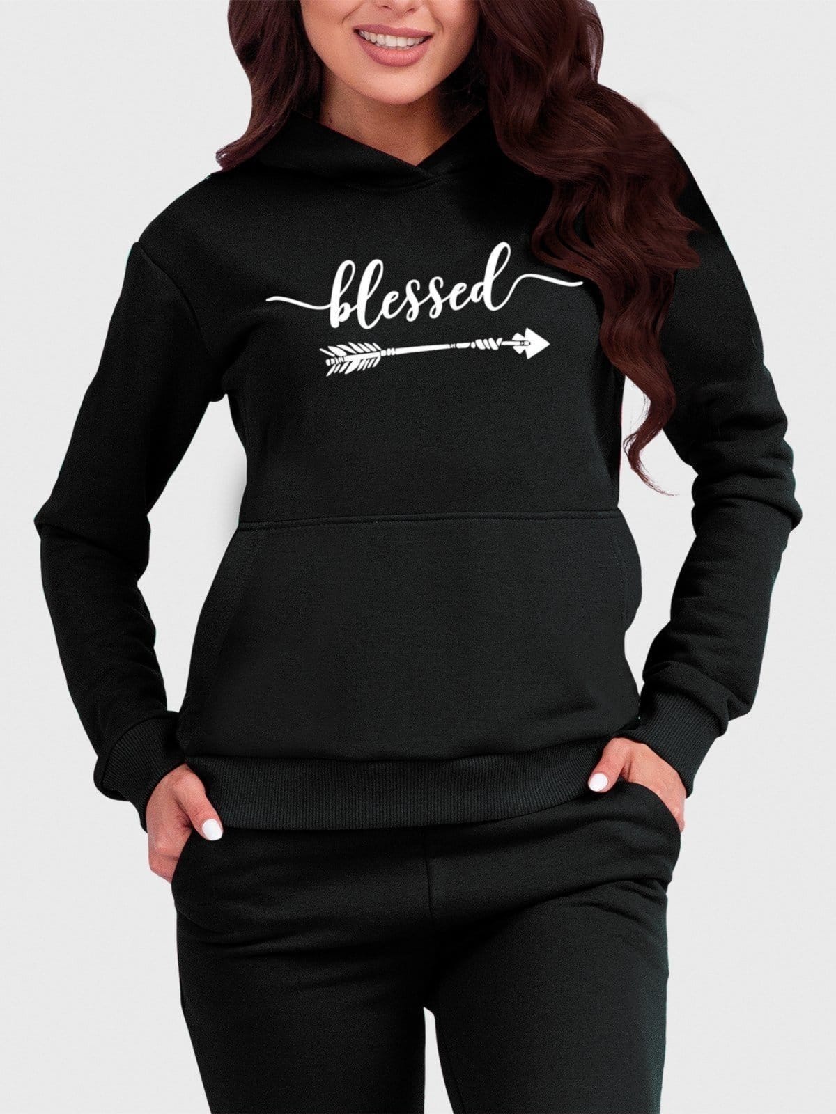 Blusa de Frio Moletom Flanelado Benellys Blessed Canguru
