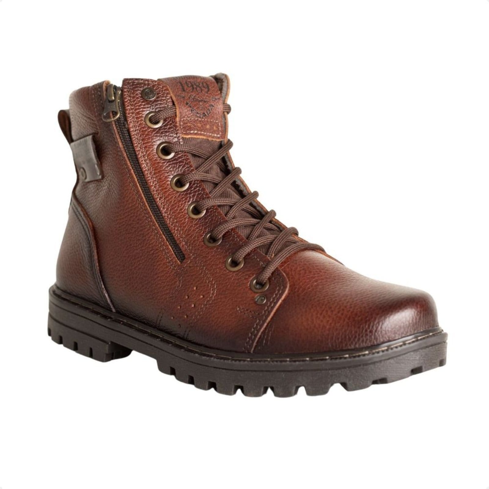 Vista 2 Bota Masculina Coturno Pegada Dubai Marrom PEGADA vinho