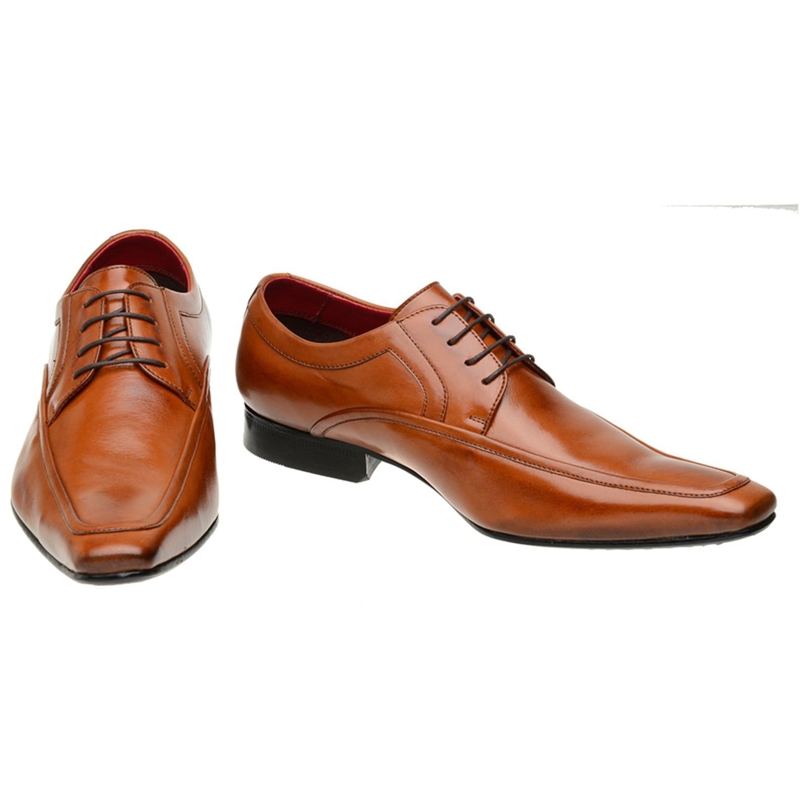 Vista 2 Sapato Masculino Social Malbork Couro Sola Couro 406C Malbork caramelo