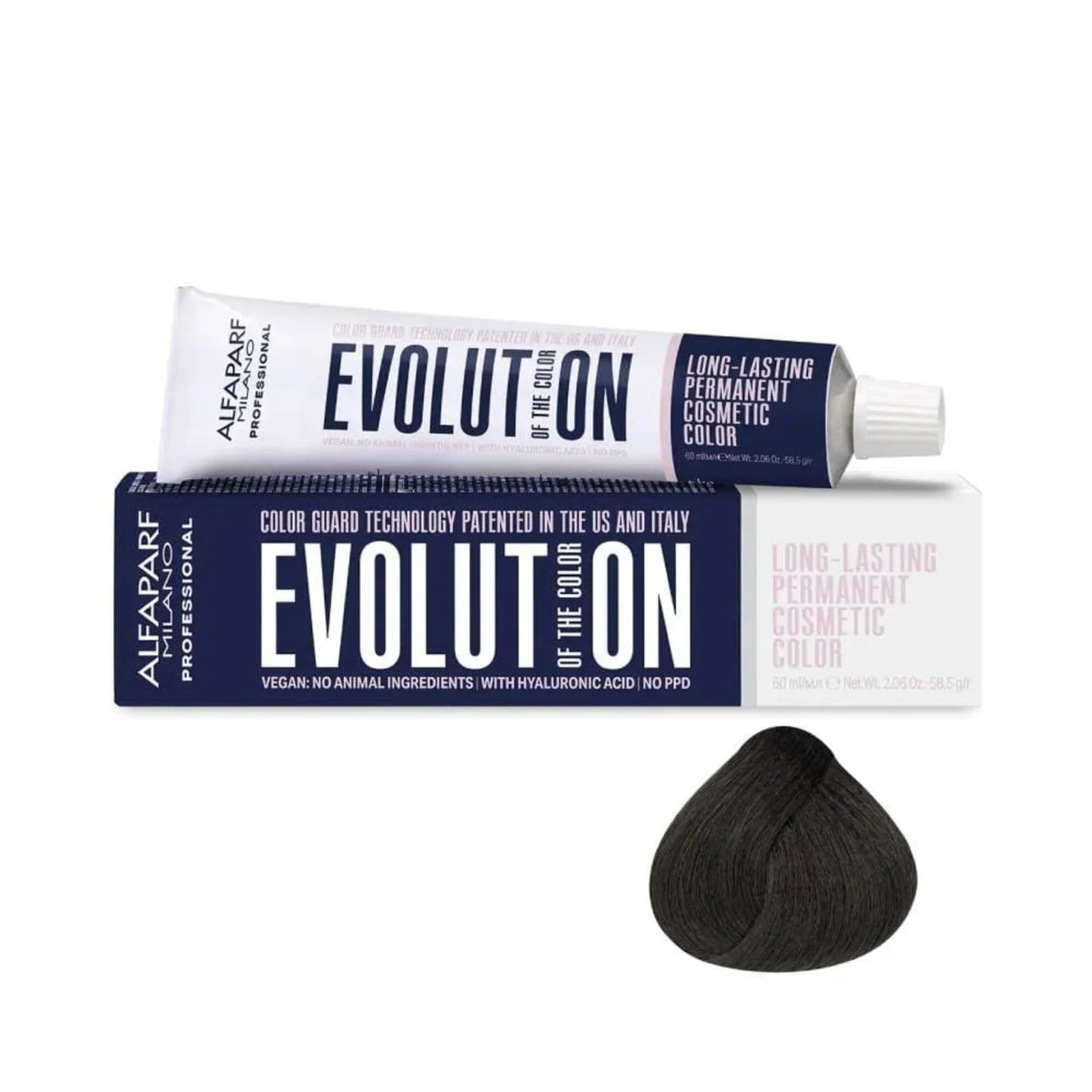 Vista principal Coloração Alfaparf Milano Evolution Of The Color 4 Castanho Médio Alfaparf incolor