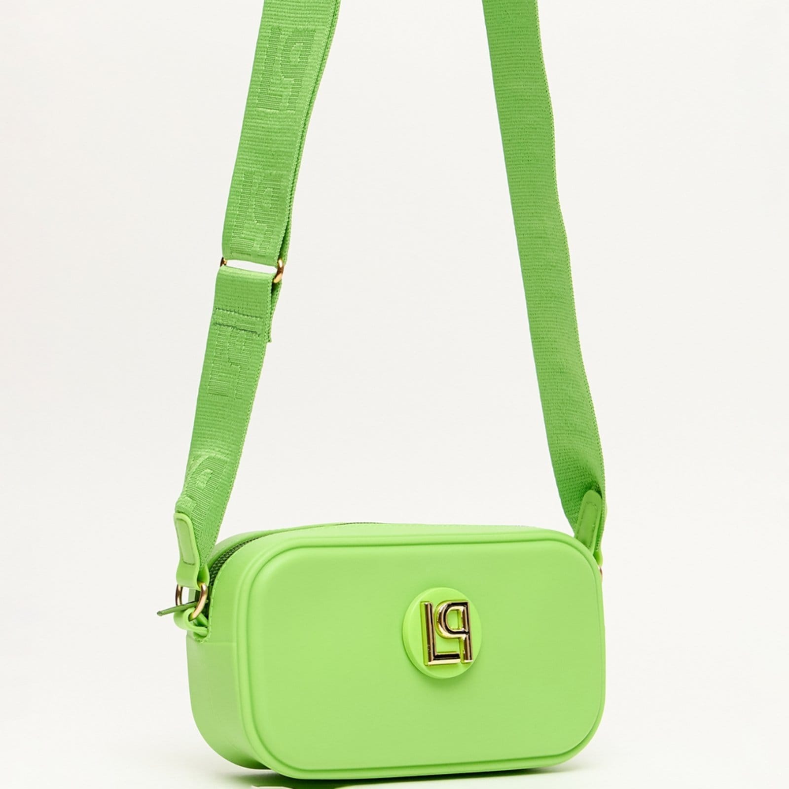 Vista principal Bolsa Crossbody Lança Perfume Camera Ve25 Feminino Lança Perfume verde