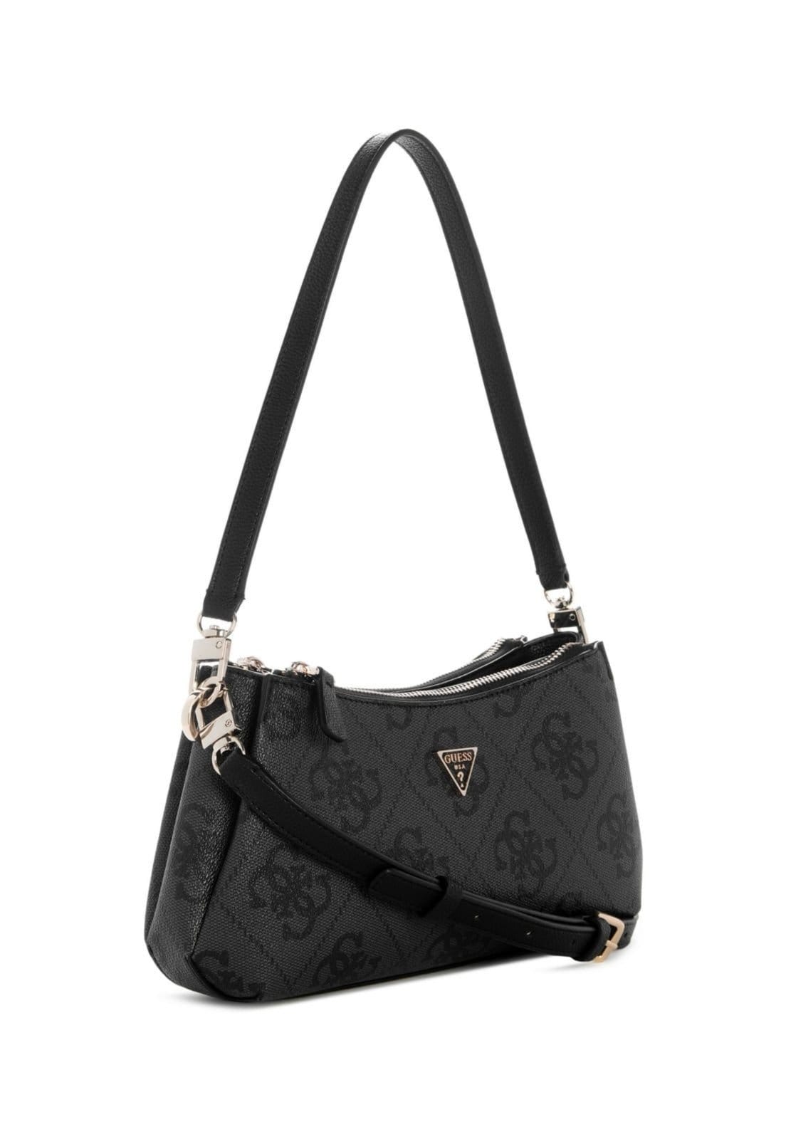 Vista 2 Bolsa Guess Mini Noelle Ii 3 Comp Shldr Xbody Guess preto