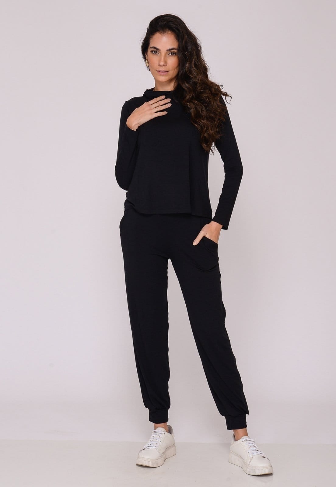 Conjunto Calça e Blusa com Capuz B’Bonnie Suelen