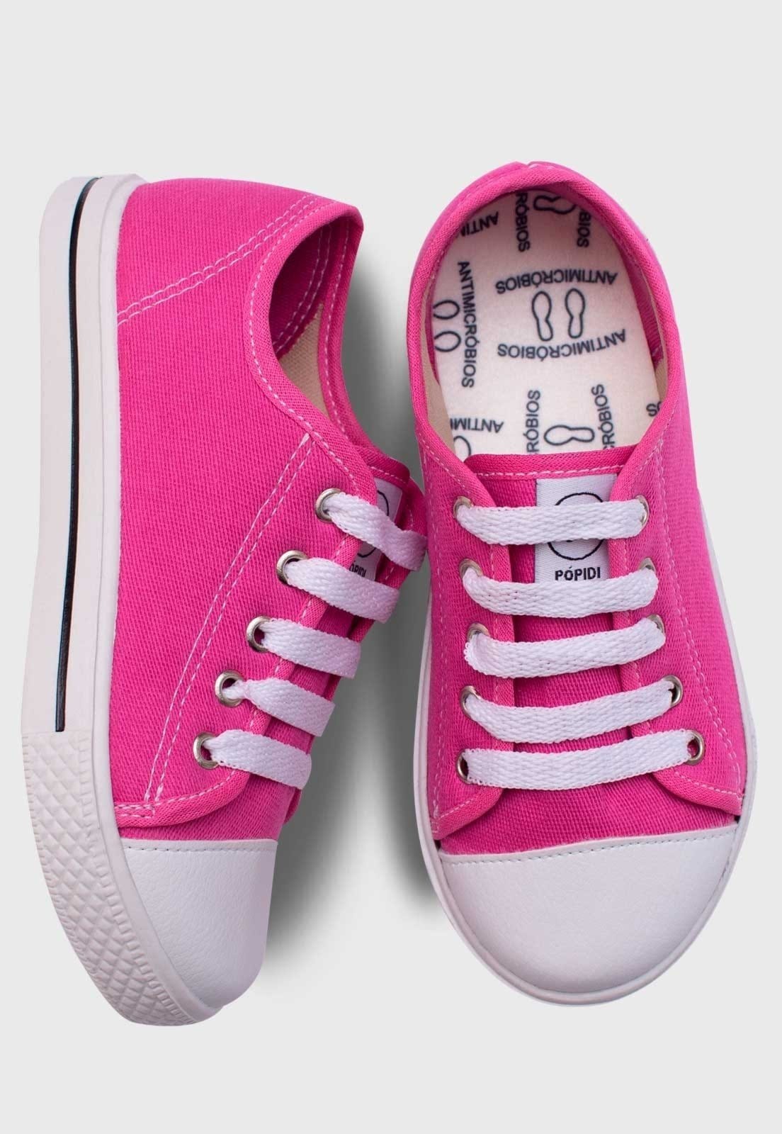 Vista 2 Infantil - Tênis Popstar Pópidi Menina Rosa Pink Pópidí pink rosa