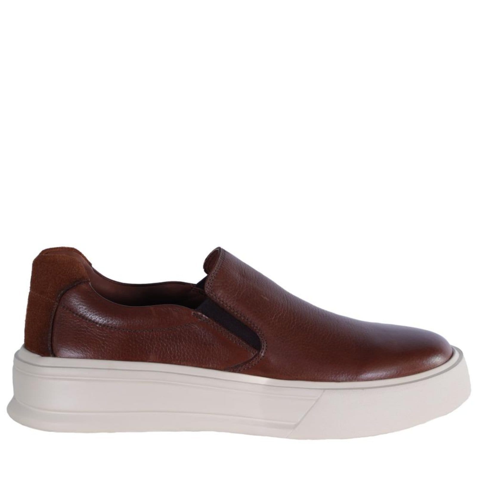 Tênis Masculino Zariff Slip On Bea005 Tan Incolor