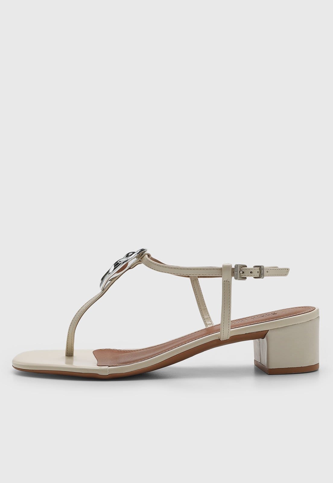 Sandália Feminina Santa Lolla Média Off-white