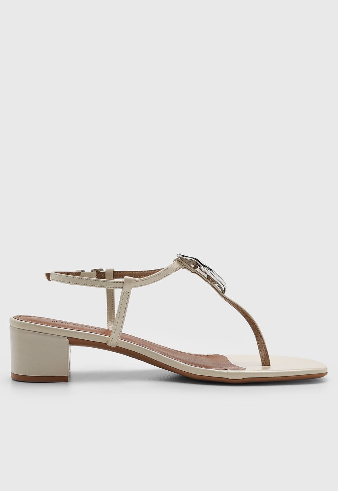 Vista 2 Sandália Feminina Santa Lolla Média Off-white Santa Lolla off-white white