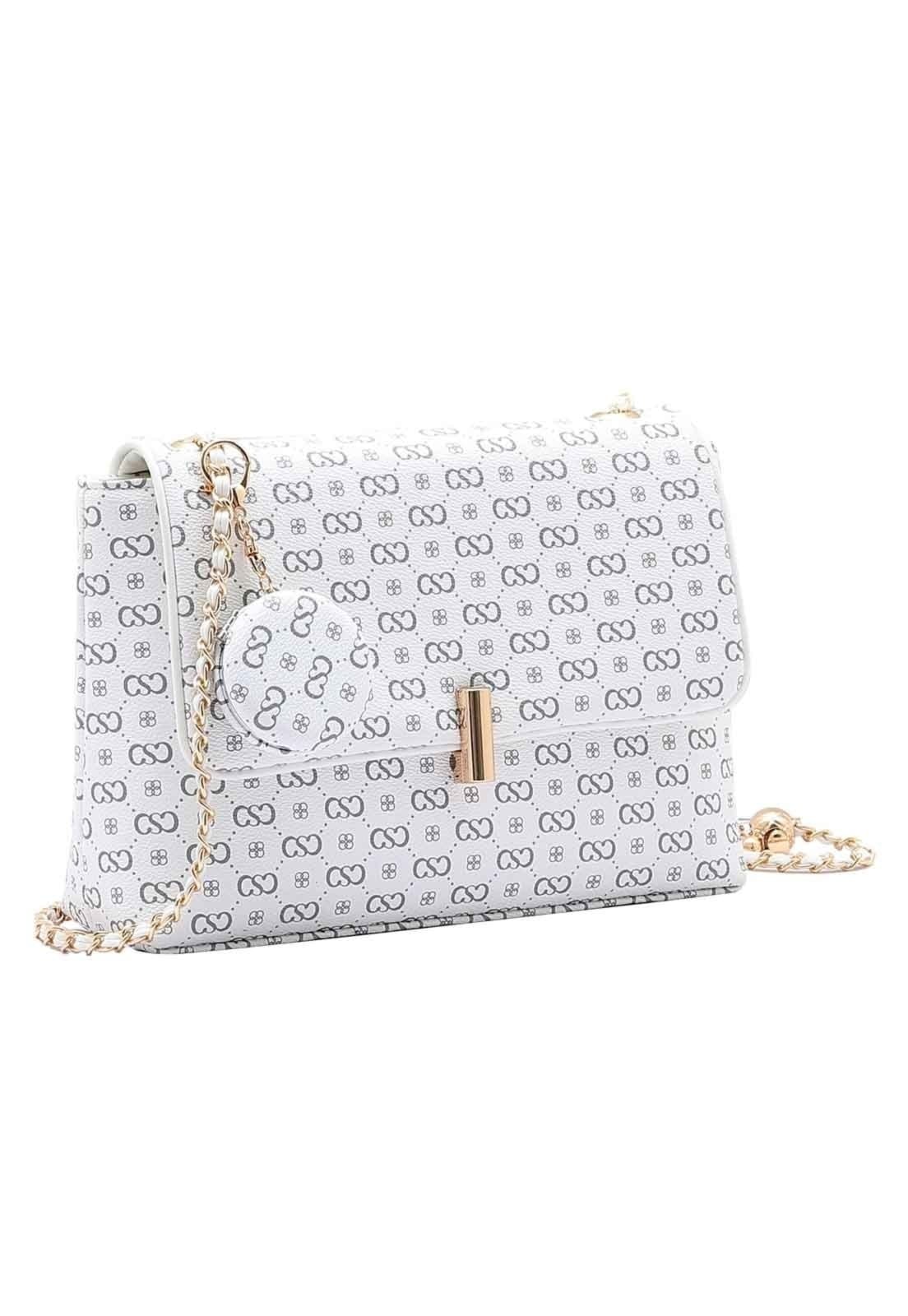 Vista principal Bolsa Feminina Chenson Original Elegance Luxo Versátil Off-White 3485086 Chenson off-white white