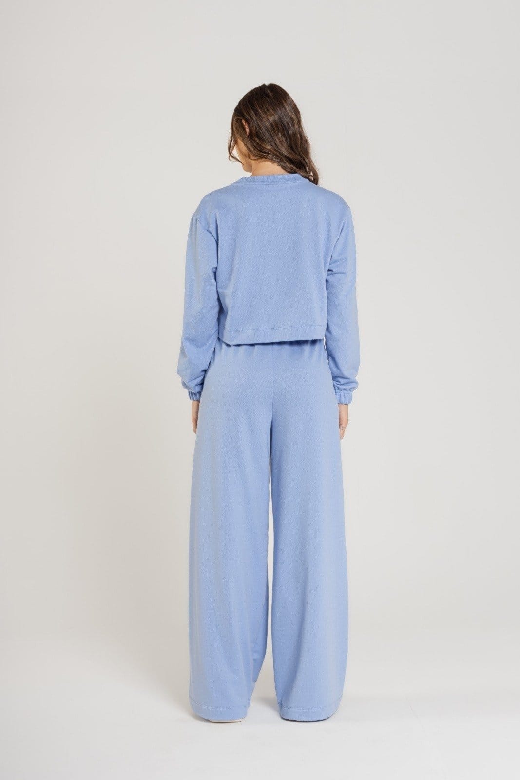 Vista 2 Blusão Cropped Feminino Just Basic JUST BASIC azul