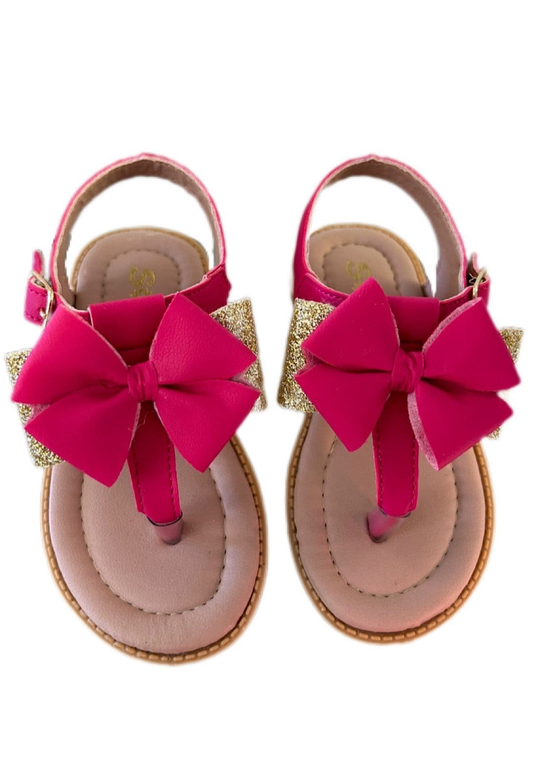 Vista 2 Infantil - Sandália menina infanil Solzim de dedinho laço SOLZIM CALÇADOS pink