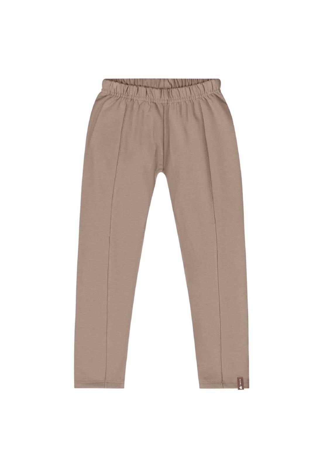 Vista 2 Infantil - Calça Legging Básica Menina Quimby Quimby marrom
