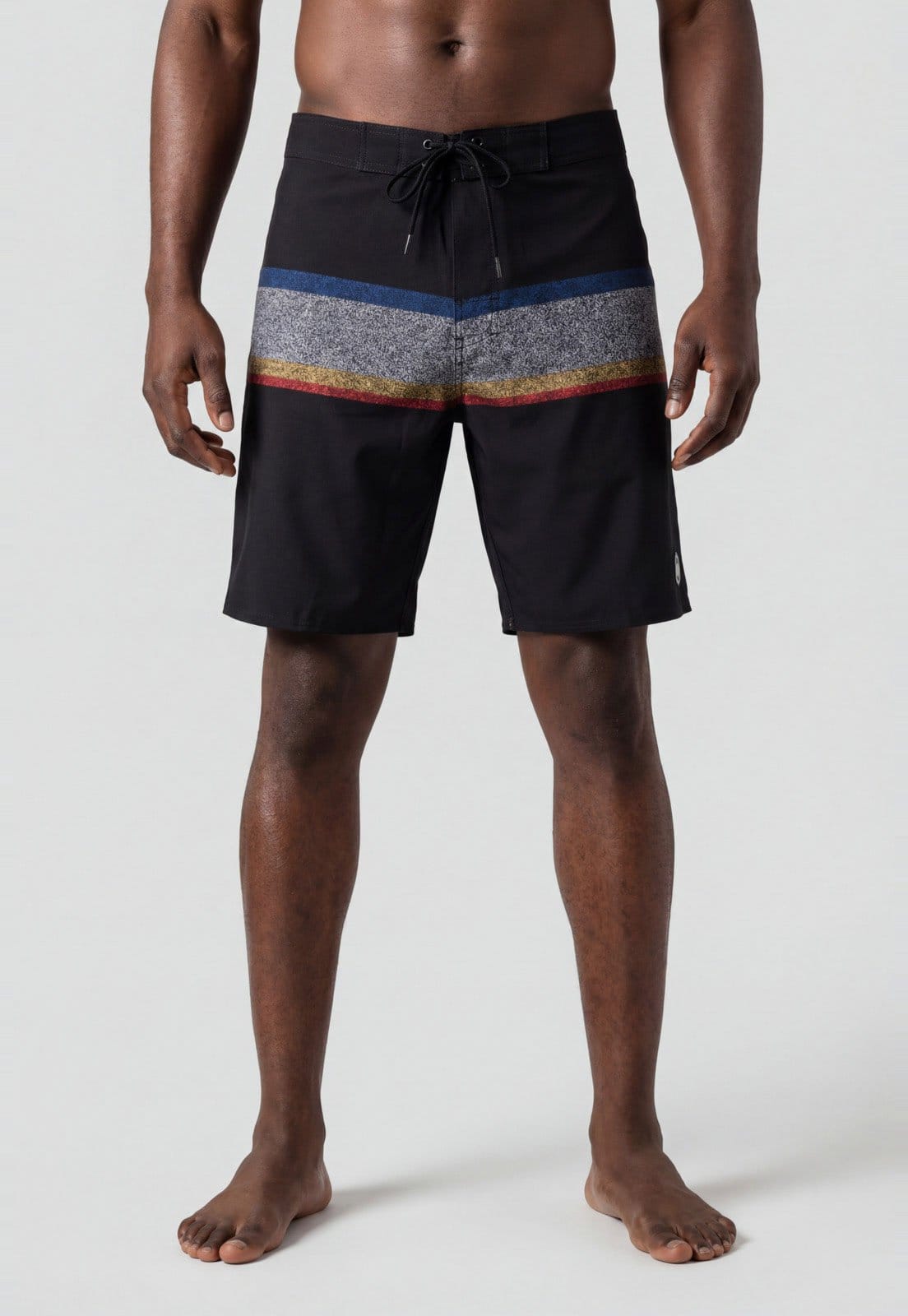 Vista principal Boardshort Masculino Hang Loose Blacks 20 Preta Hang Loose preto
