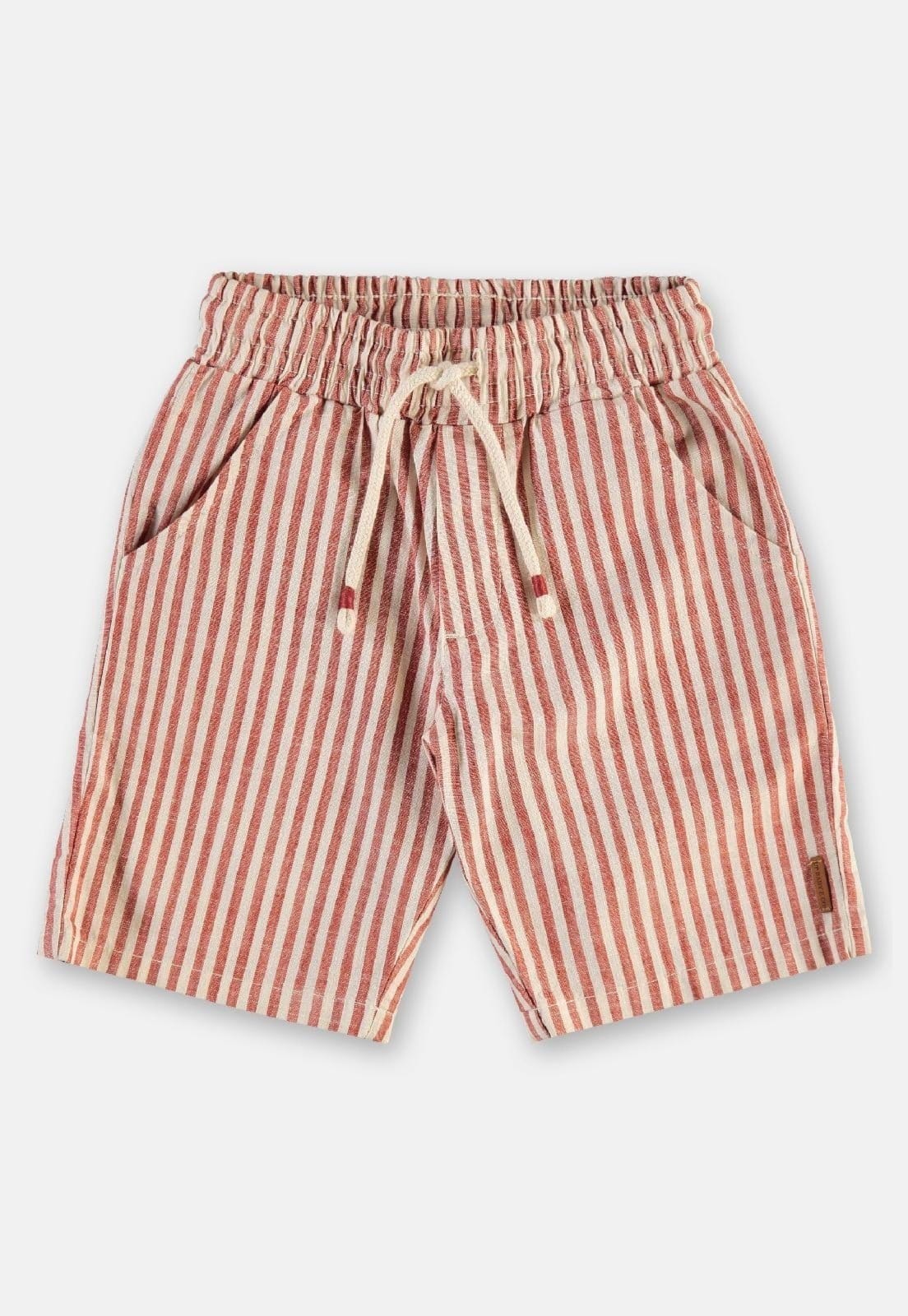 Vista 2 Infantil - Bermuda Listrada Up Baby Up Baby vermelho