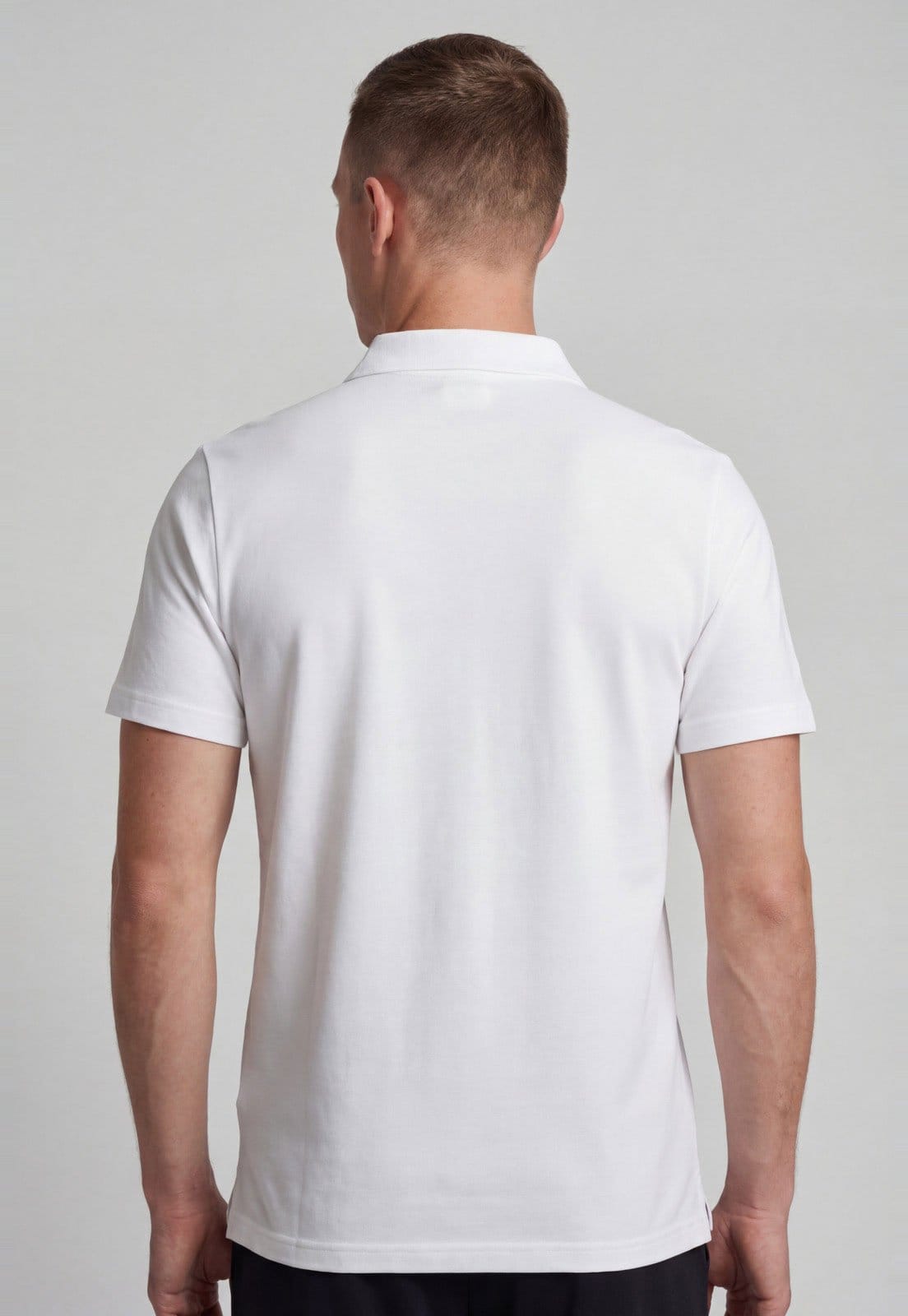 Vista 2 Polo Masculina Puma ESS No 1 Logo Branca Puma branco