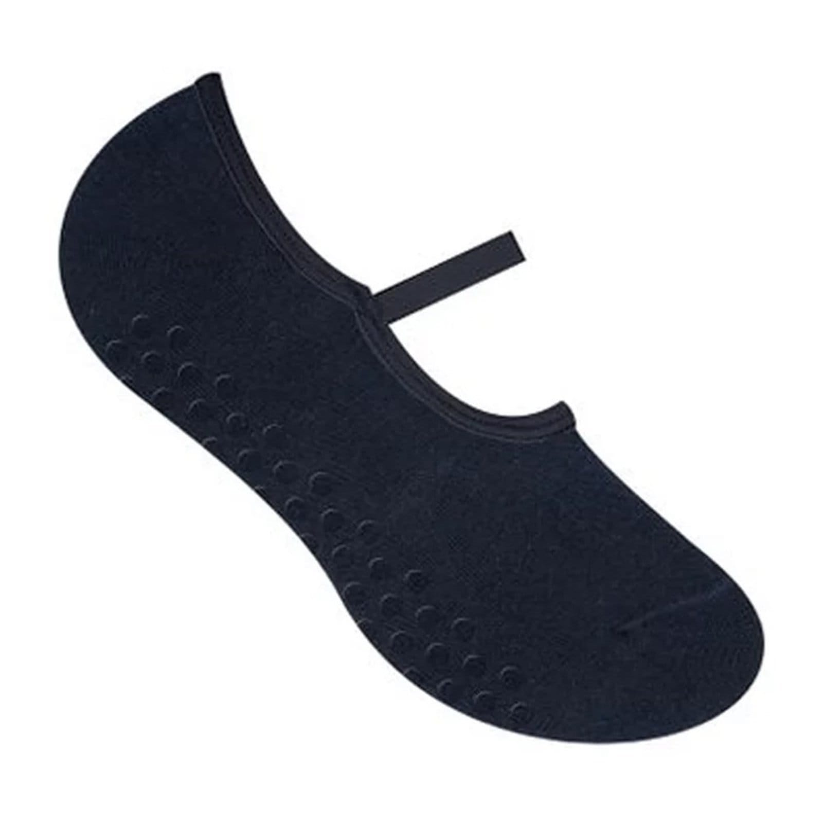 Vista 2 Kit 3 Pares de Meias Selene Sapatilha Pilates Antiderrapante Feminina SELENE azul marinho