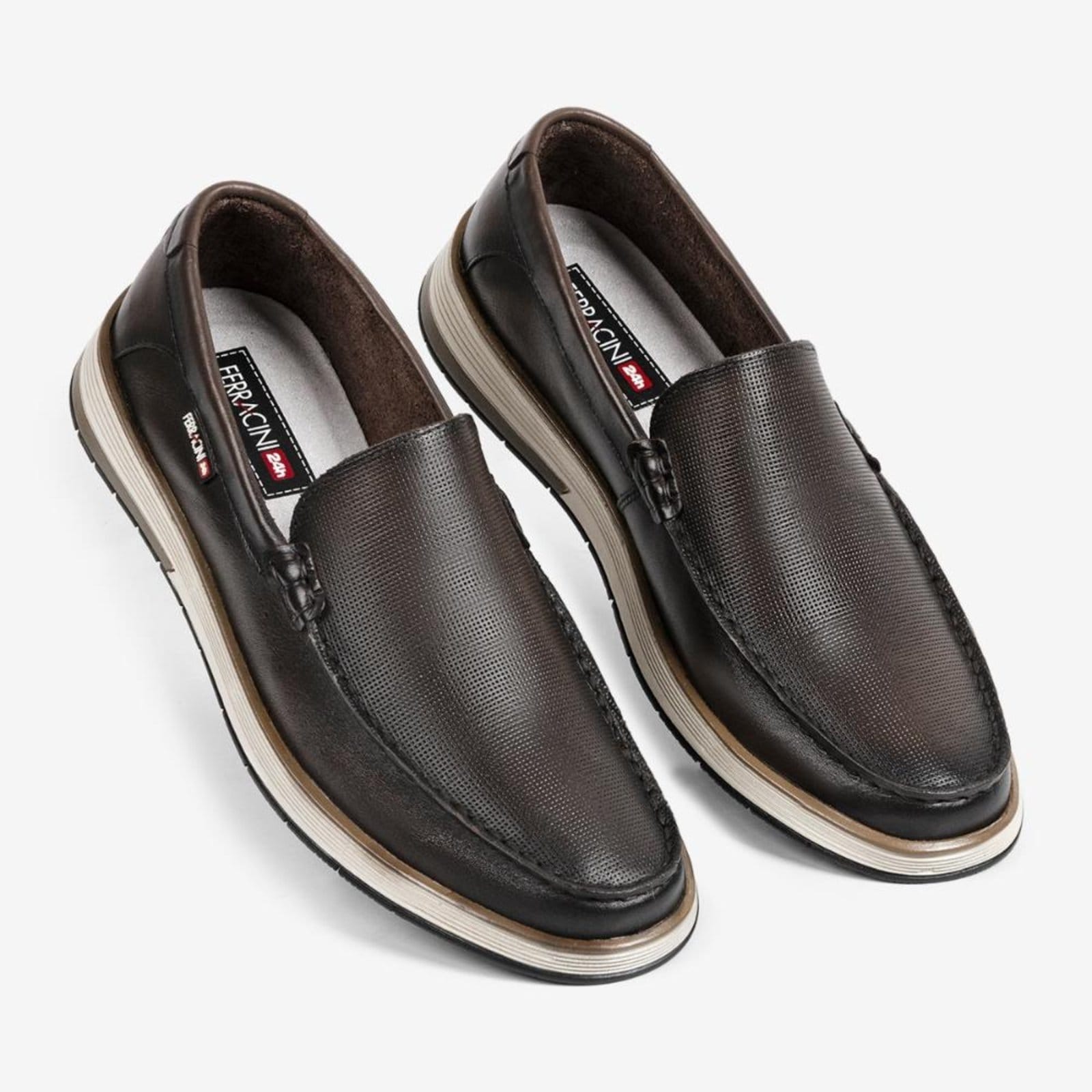 Vista 2 Mocassim Ultra Summer 6989-657B FERRACINI marrom