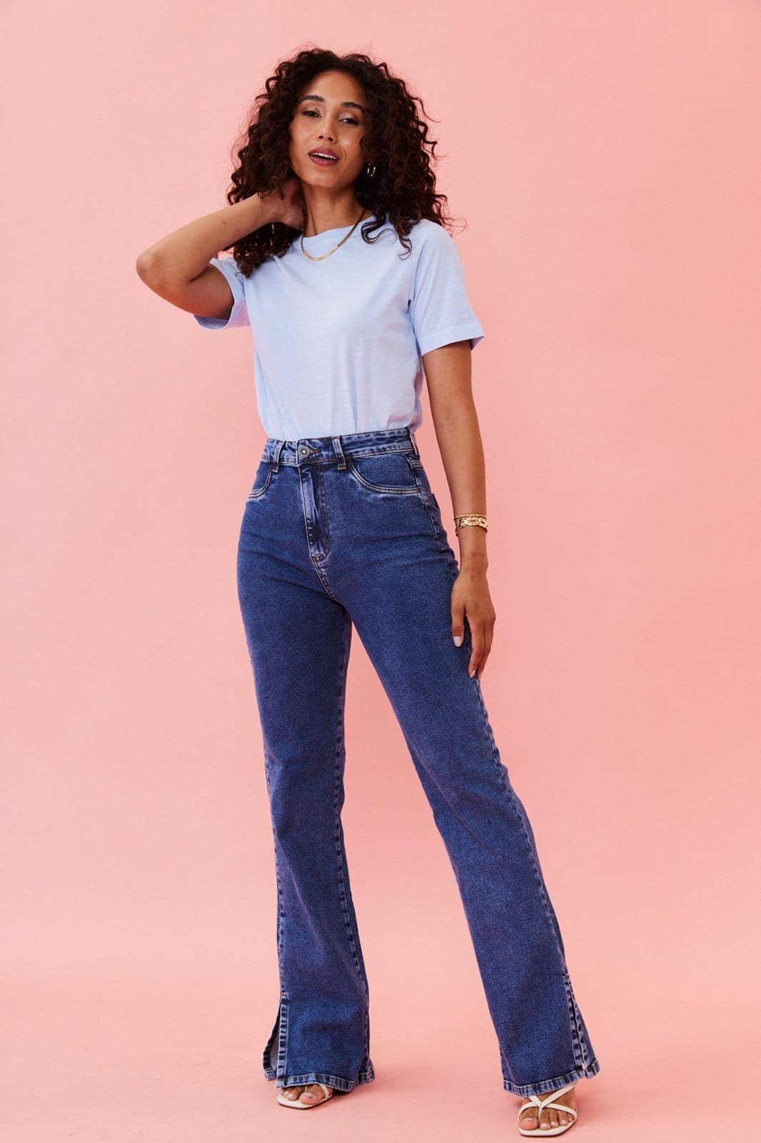 Vista 2 T-Shirt In Love Slim Tali In Love azul