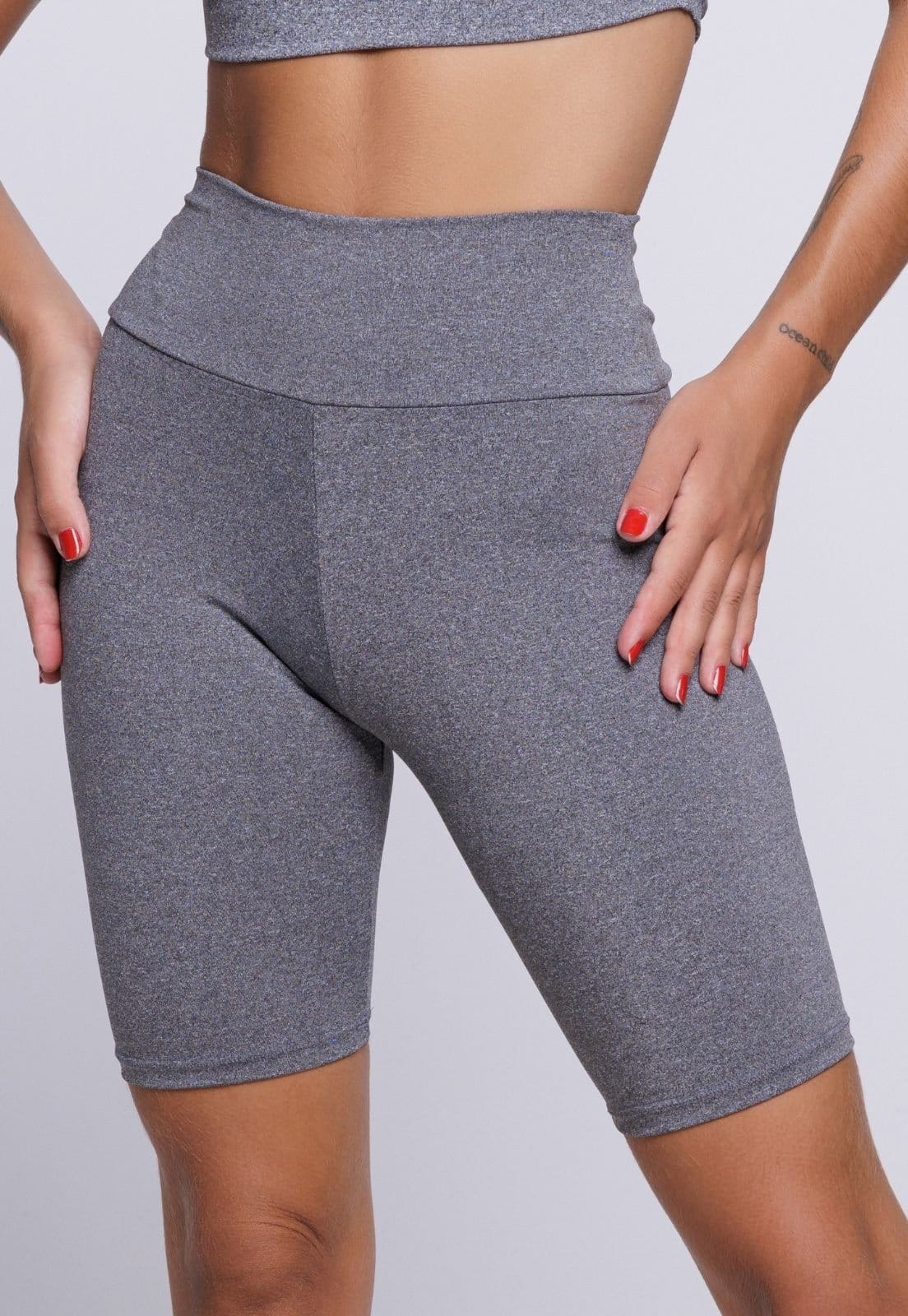 Bermuda Feminina WLS Modas Legging Fitness Academia Casual