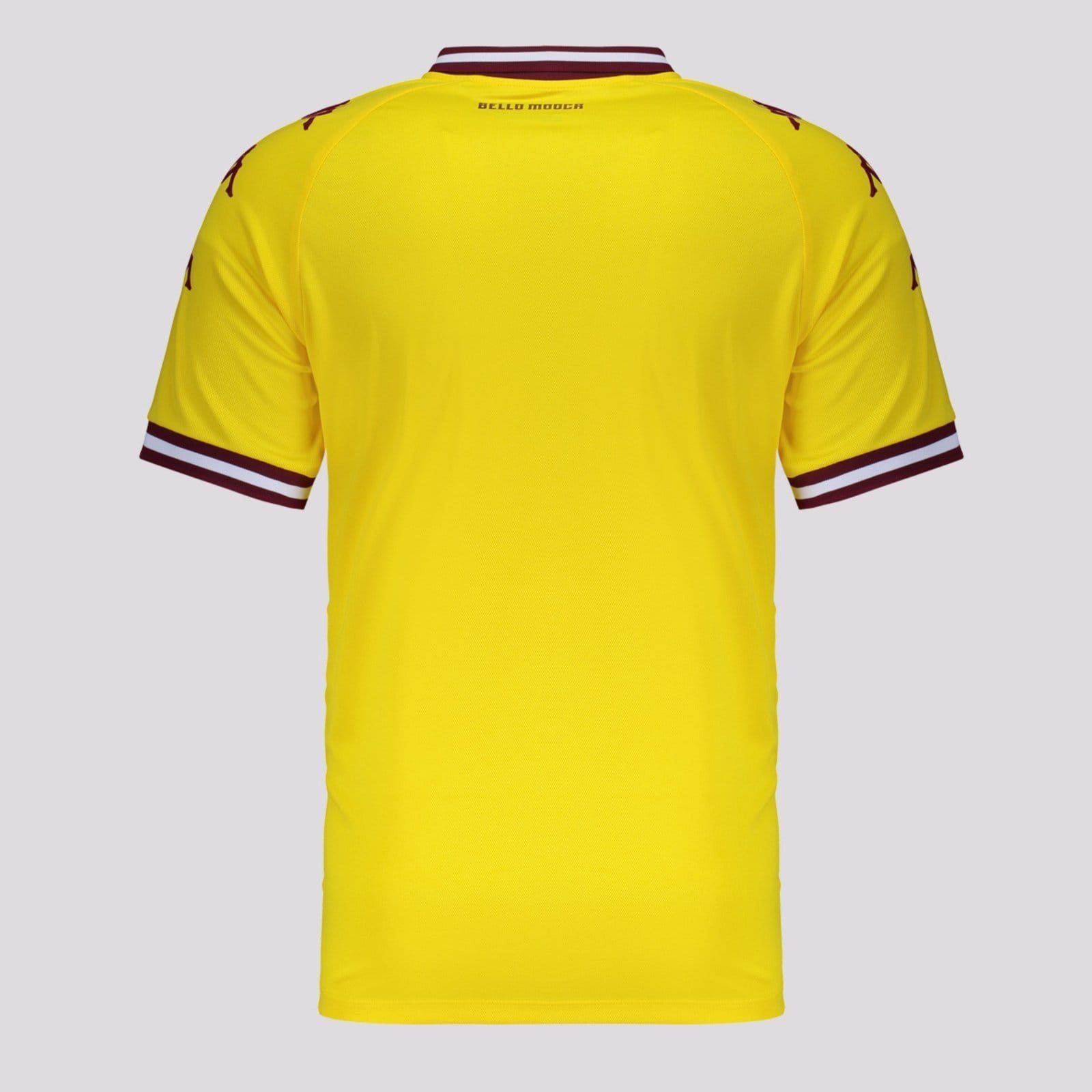 Vista 2 Camisa Kappa Juventus da Mooca II 2025 Goleiro Amarela Kappa amarelo
