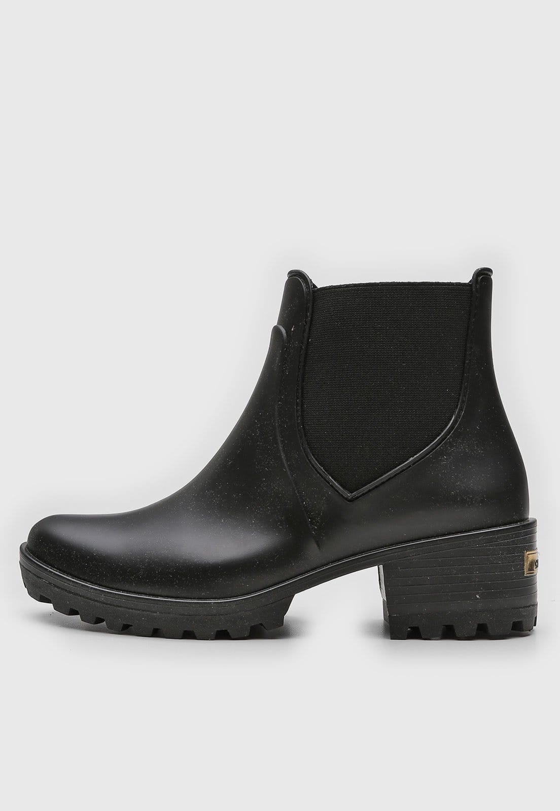 Vista principal Bota Chelsea Colcci Tratorada Preta Colcci preto