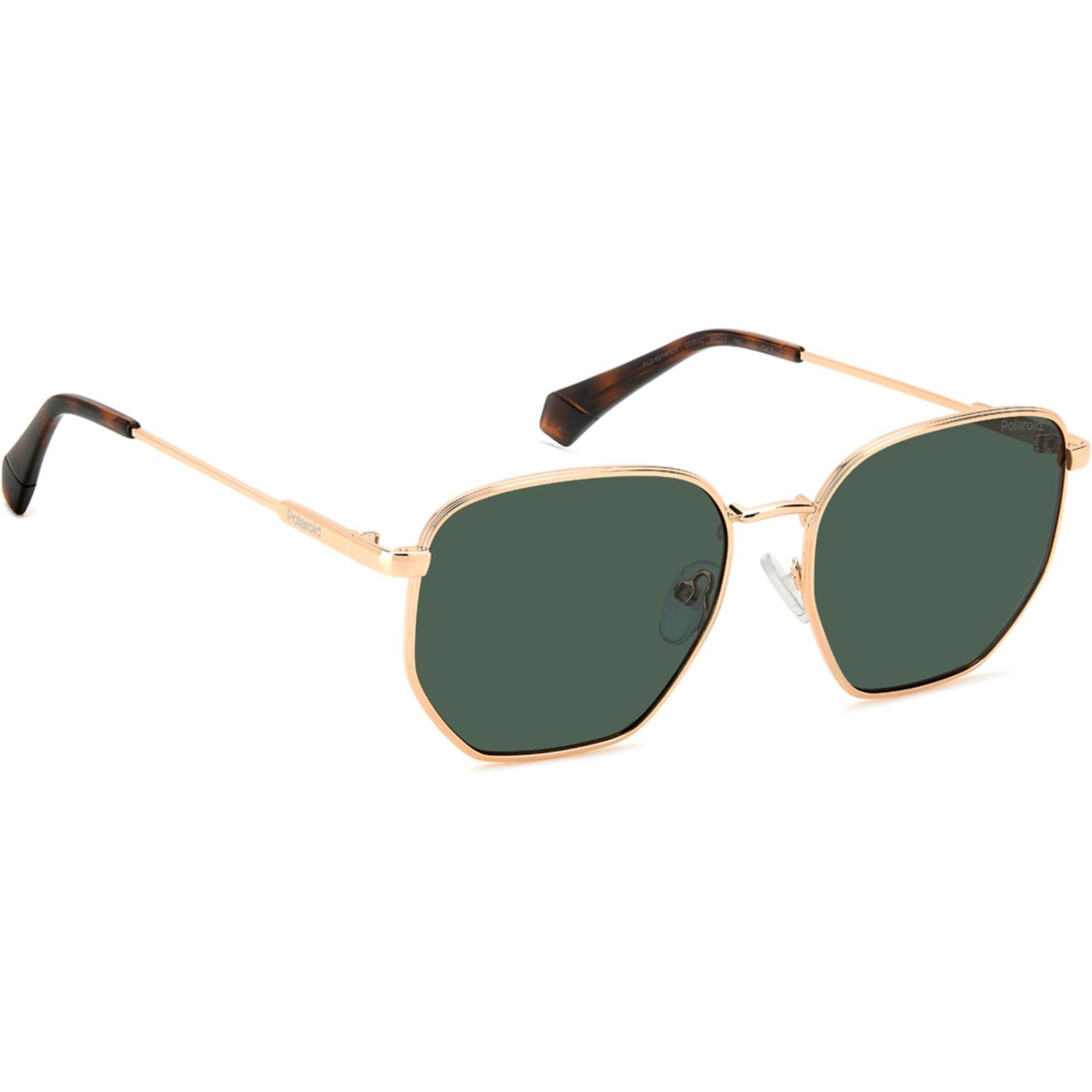 Vista 2 Óculos de Sol Polaroid 6214 S X DDB 56UC Polarizado Polaroid dourado