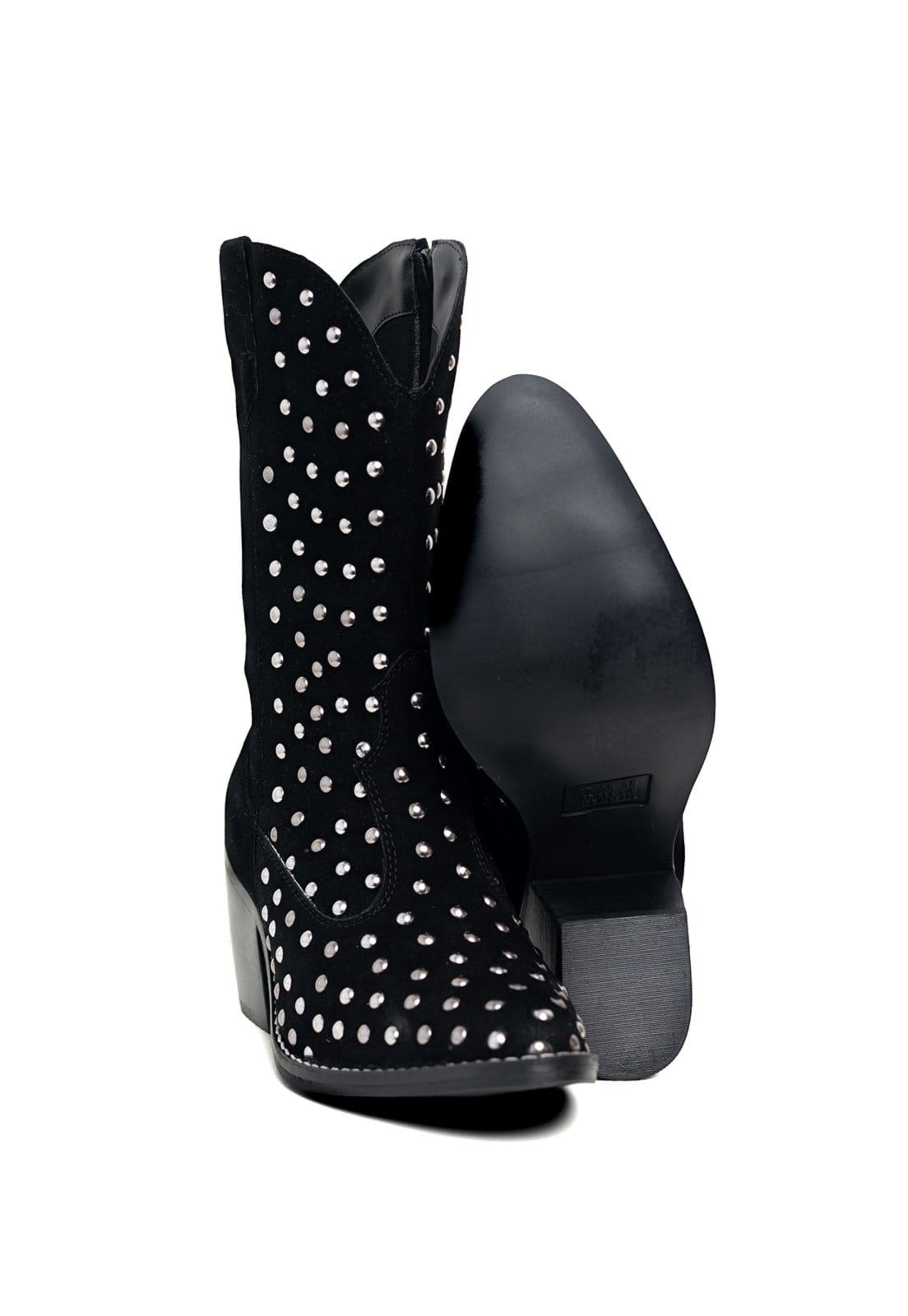 Vista 2 Bota Western Texana Bico Fino Country Brilho Strass TELLINI STORE preto