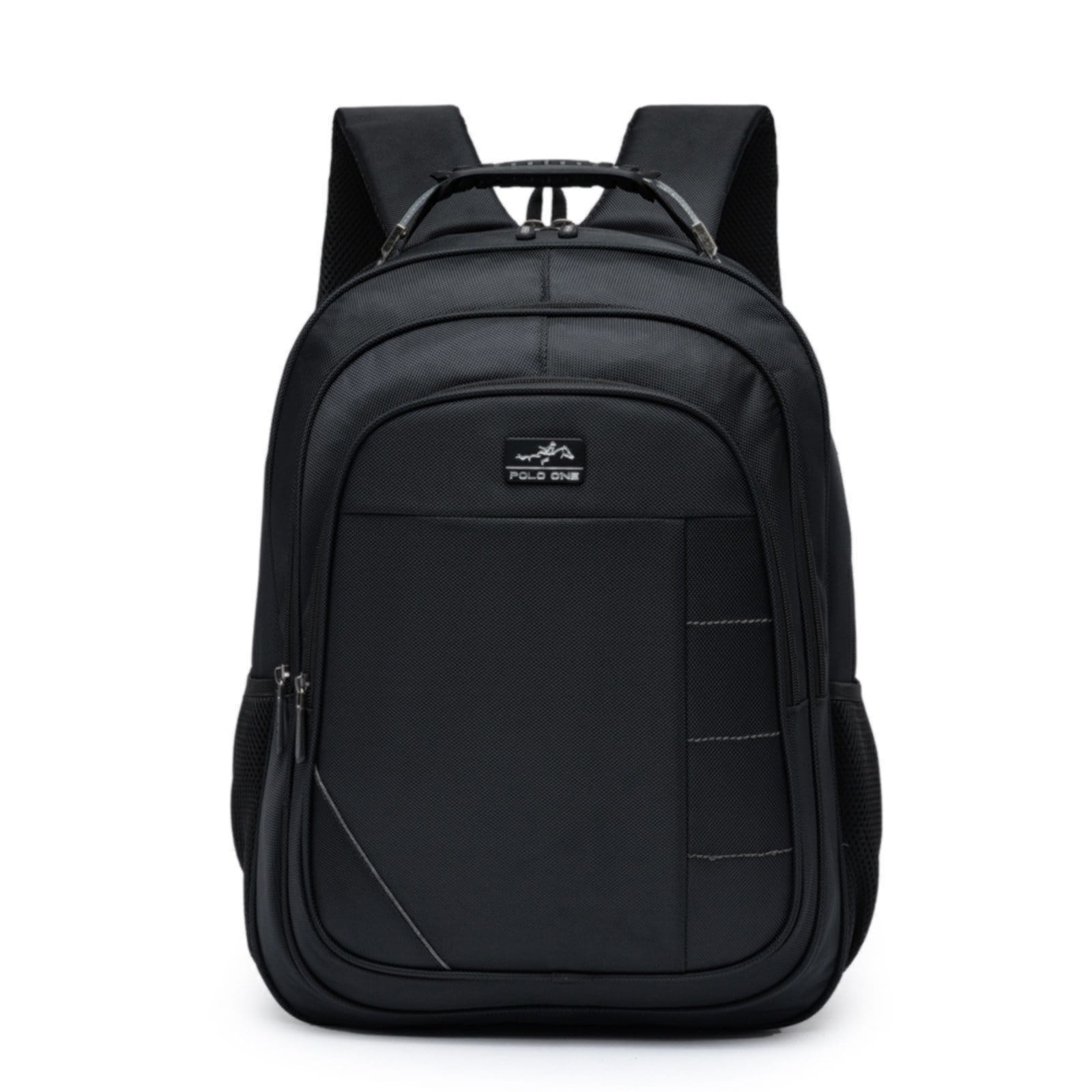 Vista principal Mochila Polo One Executiva Reforçada Notebook Polo One preto