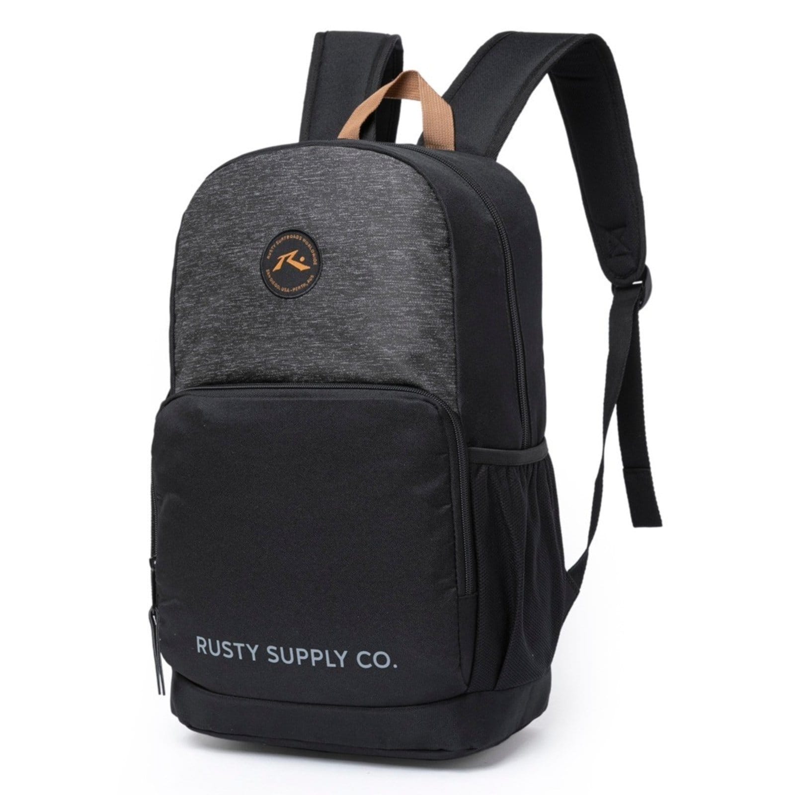 Vista 2 Mochila Rusty Masculina Notebook Reforçada Rusty preto