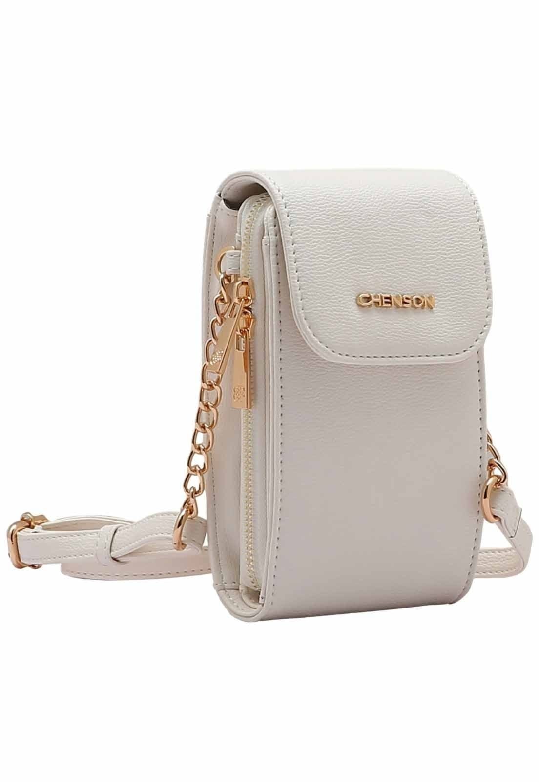 Bolsa Feminina Chenson Original Transversal Off-White 3484935