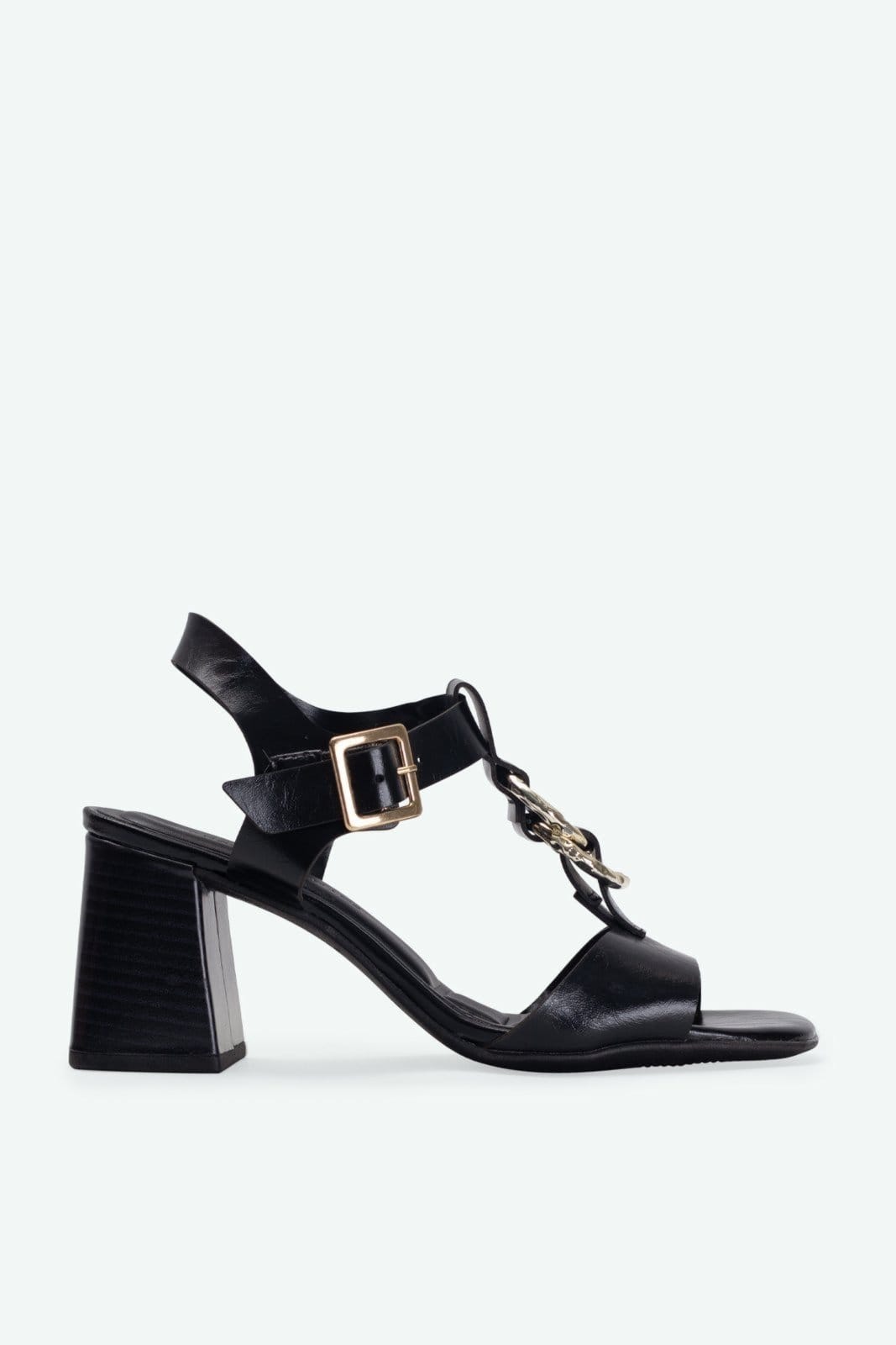 Vista principal Sandália Caren Suzana Santos preto