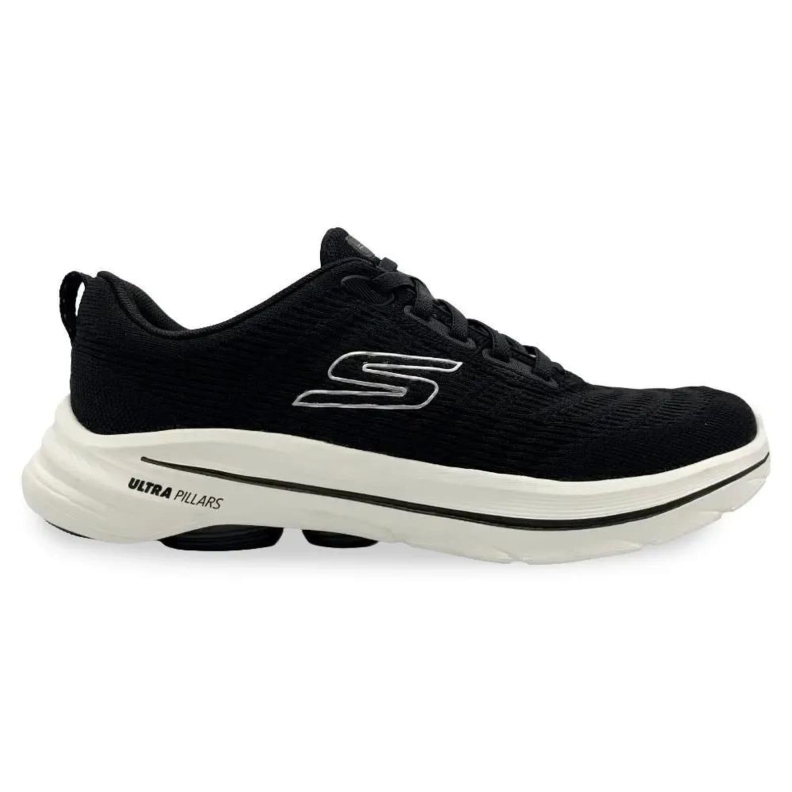 Vista principal Tênis Skechers Go Walk 8 Britt Feminino Skechers preto