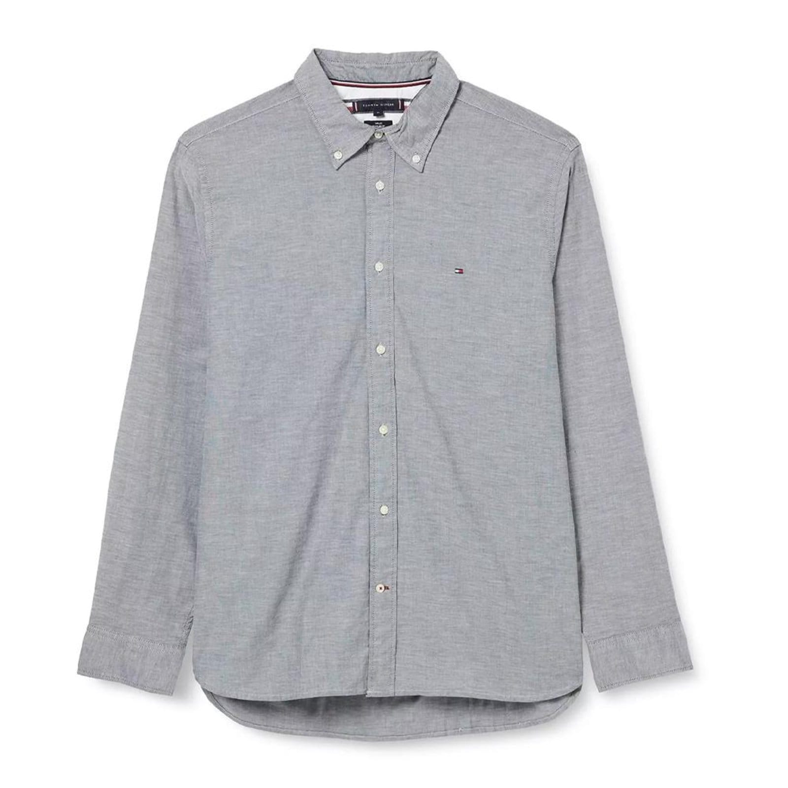Camisa Social Manga Longa Tommy Hilfiger 1985 Flex Oxford
