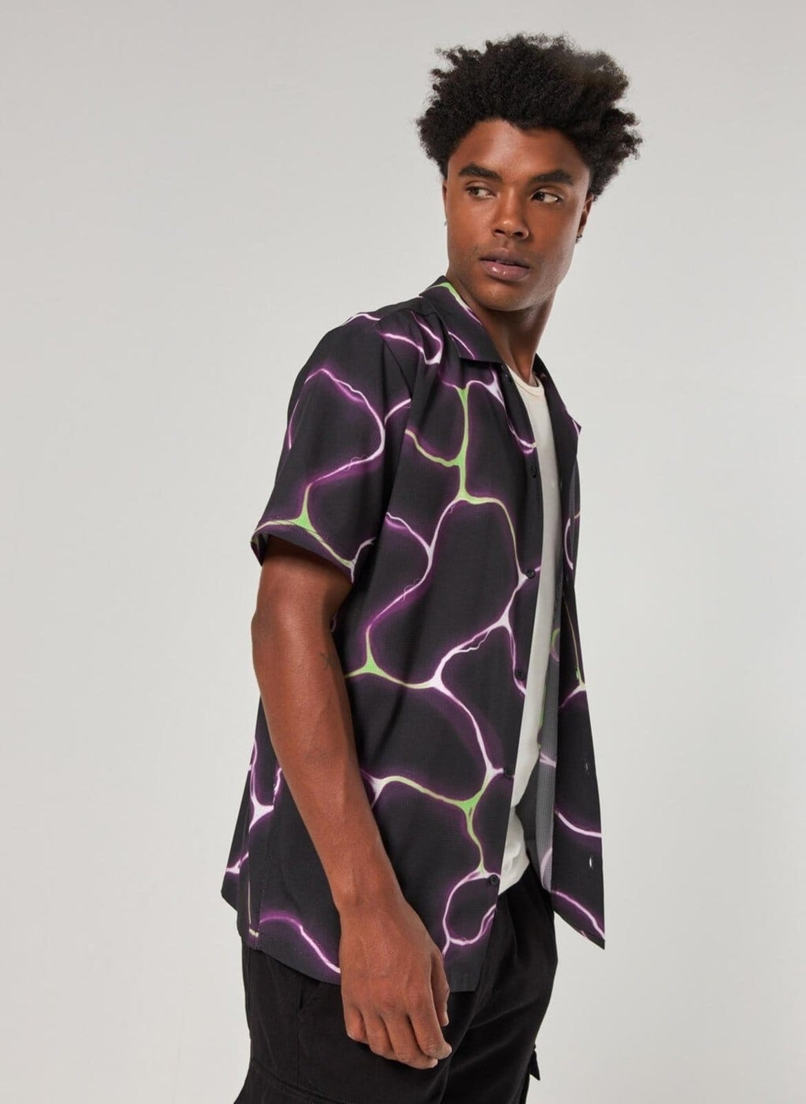 Camisa Box Estampa Cyber - 2